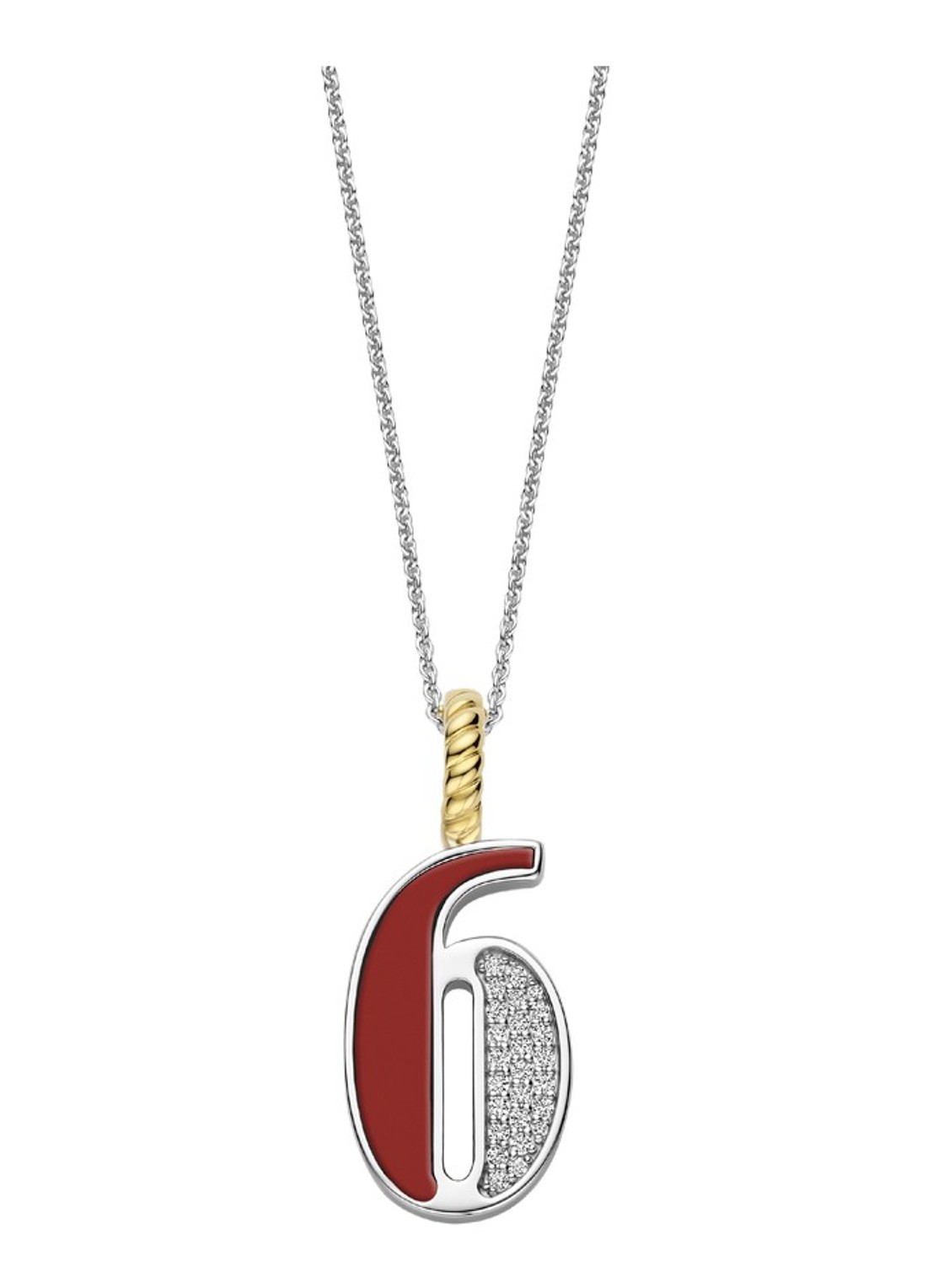 TI SENTO - Milano Hanger van zilver 6841CR_6 - voorkant zilver
