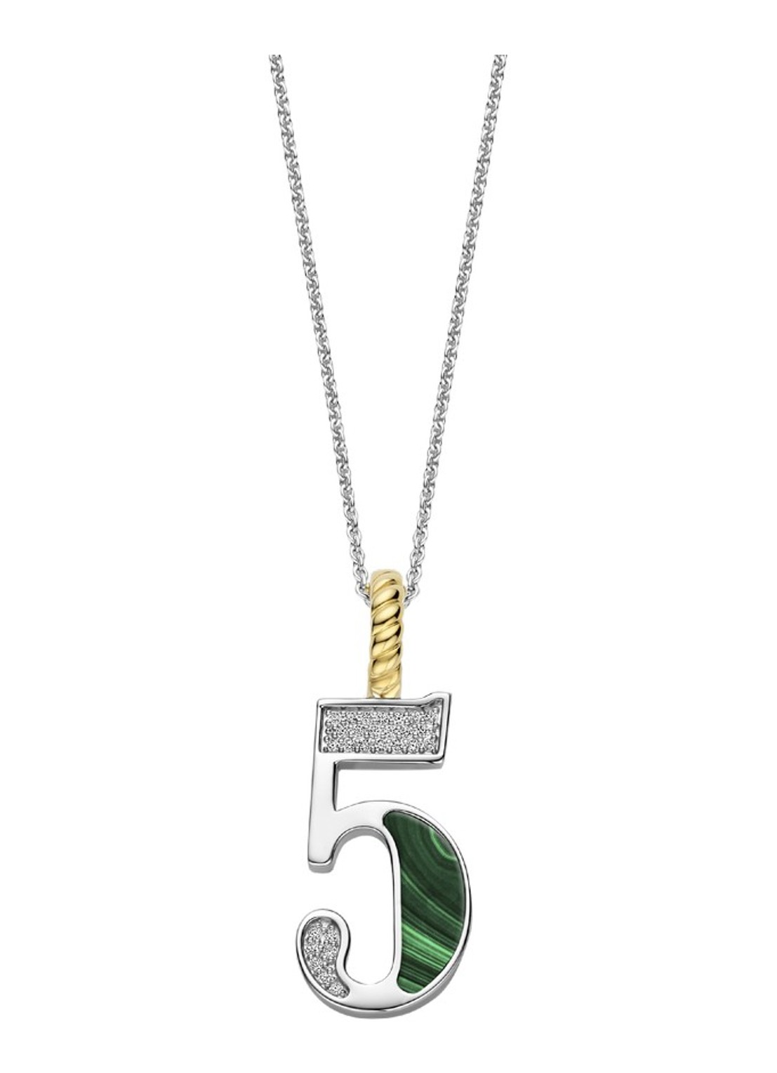 TI SENTO - Milano Hanger van zilver 6841MA_5 - voorkant zilver