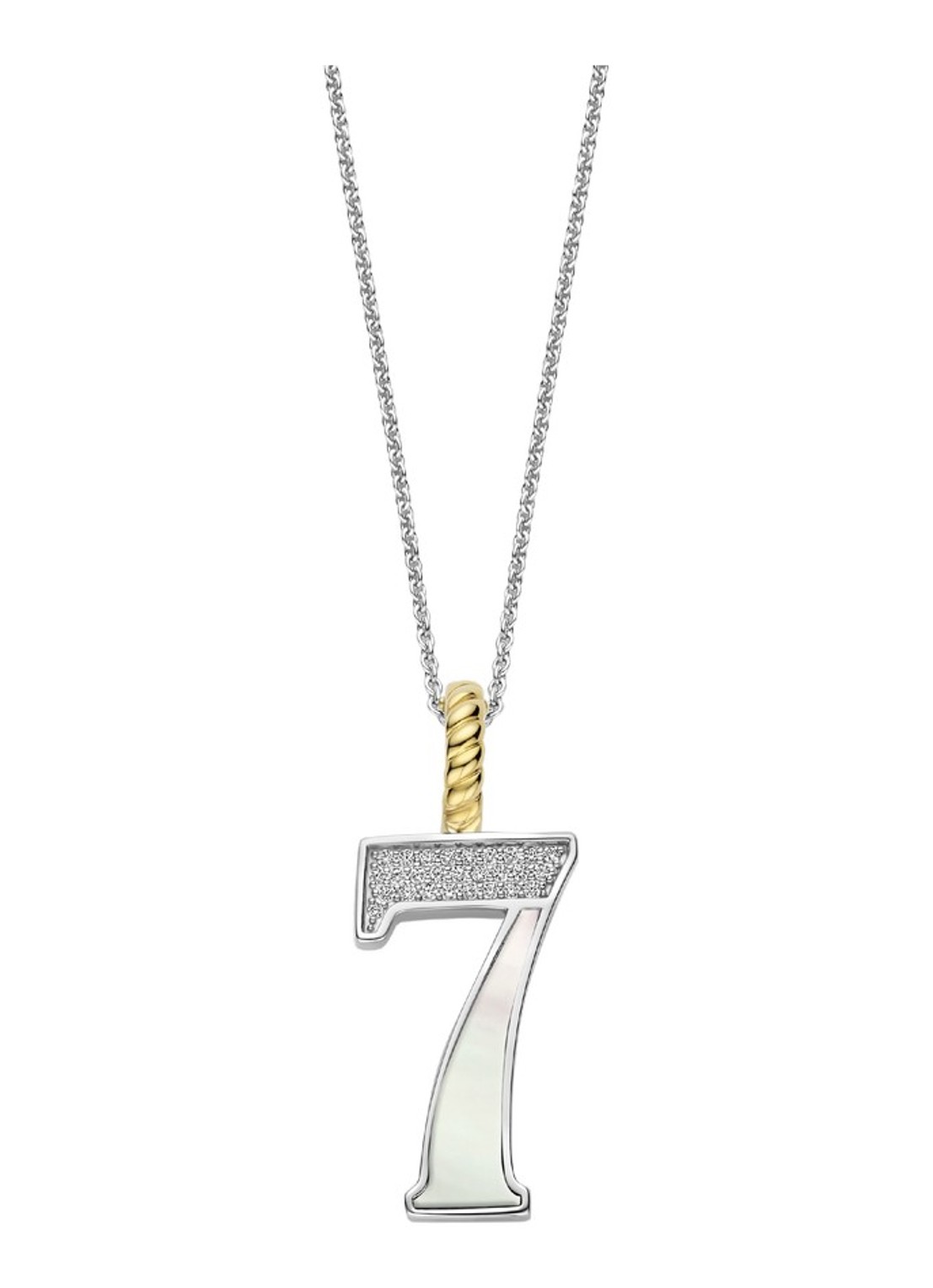TI SENTO - Milano Hanger van zilver 6841MW_7 - voorkant zilver