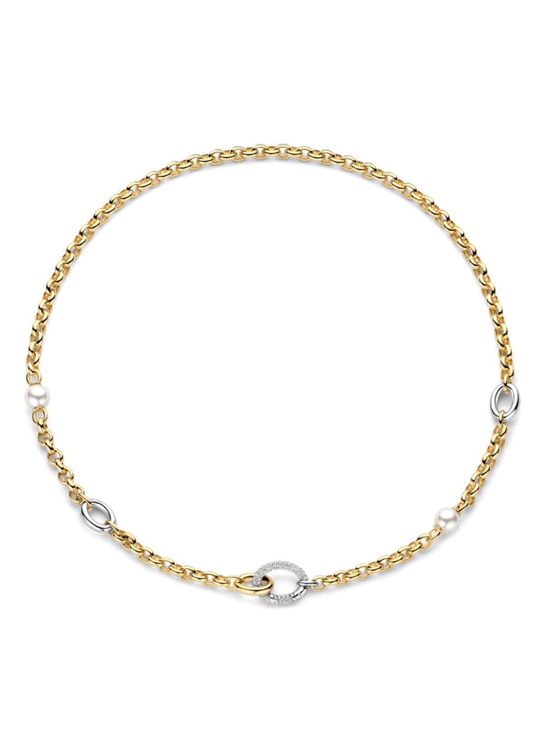 TI SENTO - Milano Ketting 34096ZY - detail 2 goud