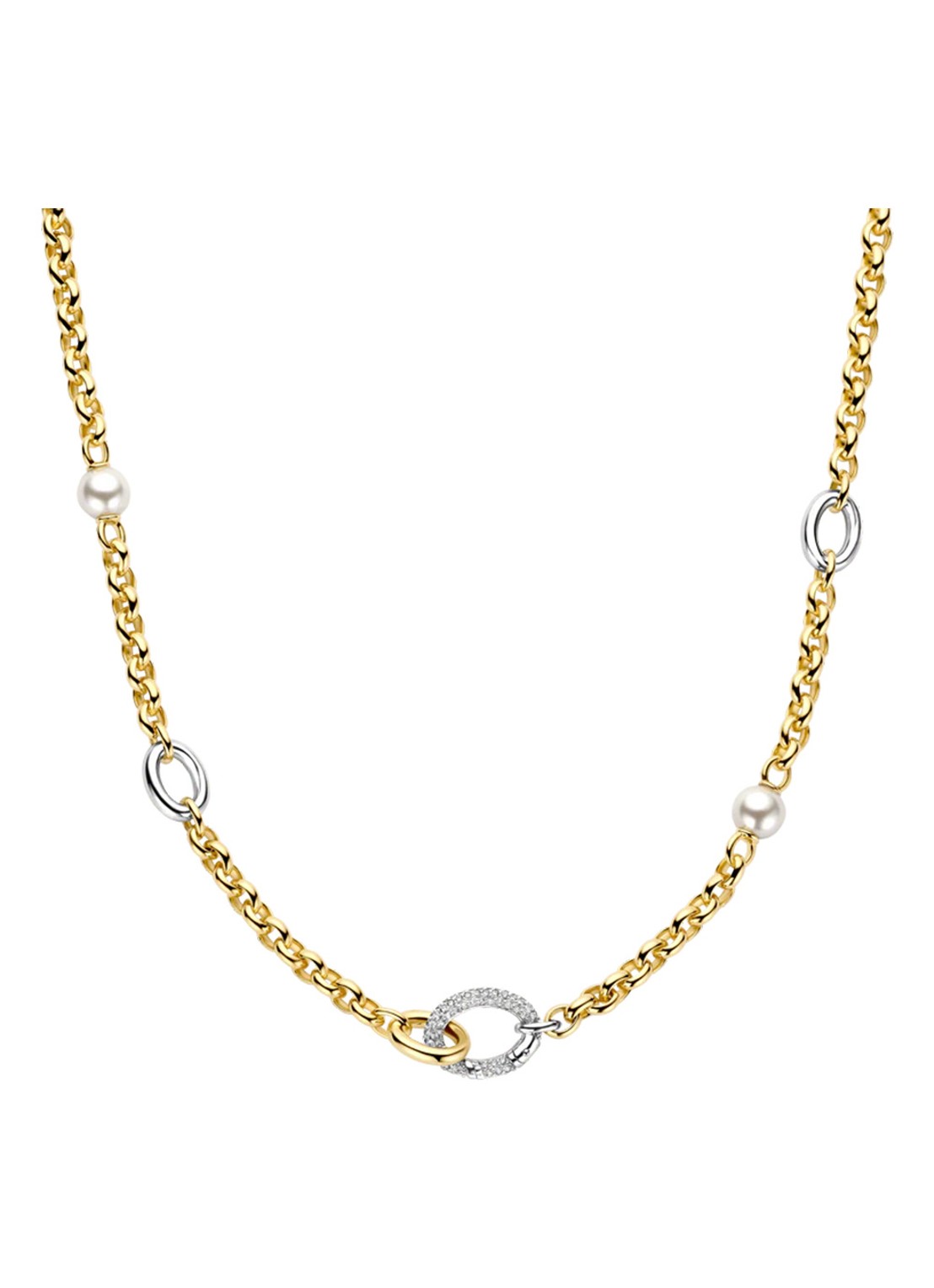 TI SENTO - Milano Ketting 34096ZY - voorkant goud