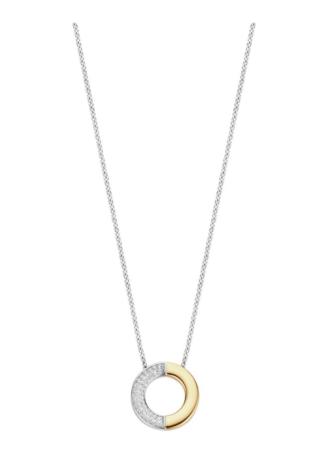 TI SENTO - Milano Ketting 34120ZY - voorkant zilver