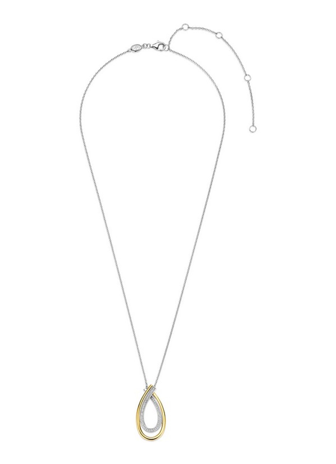 TI SENTO - Milano Ketting 34121ZY - detail 2 goud