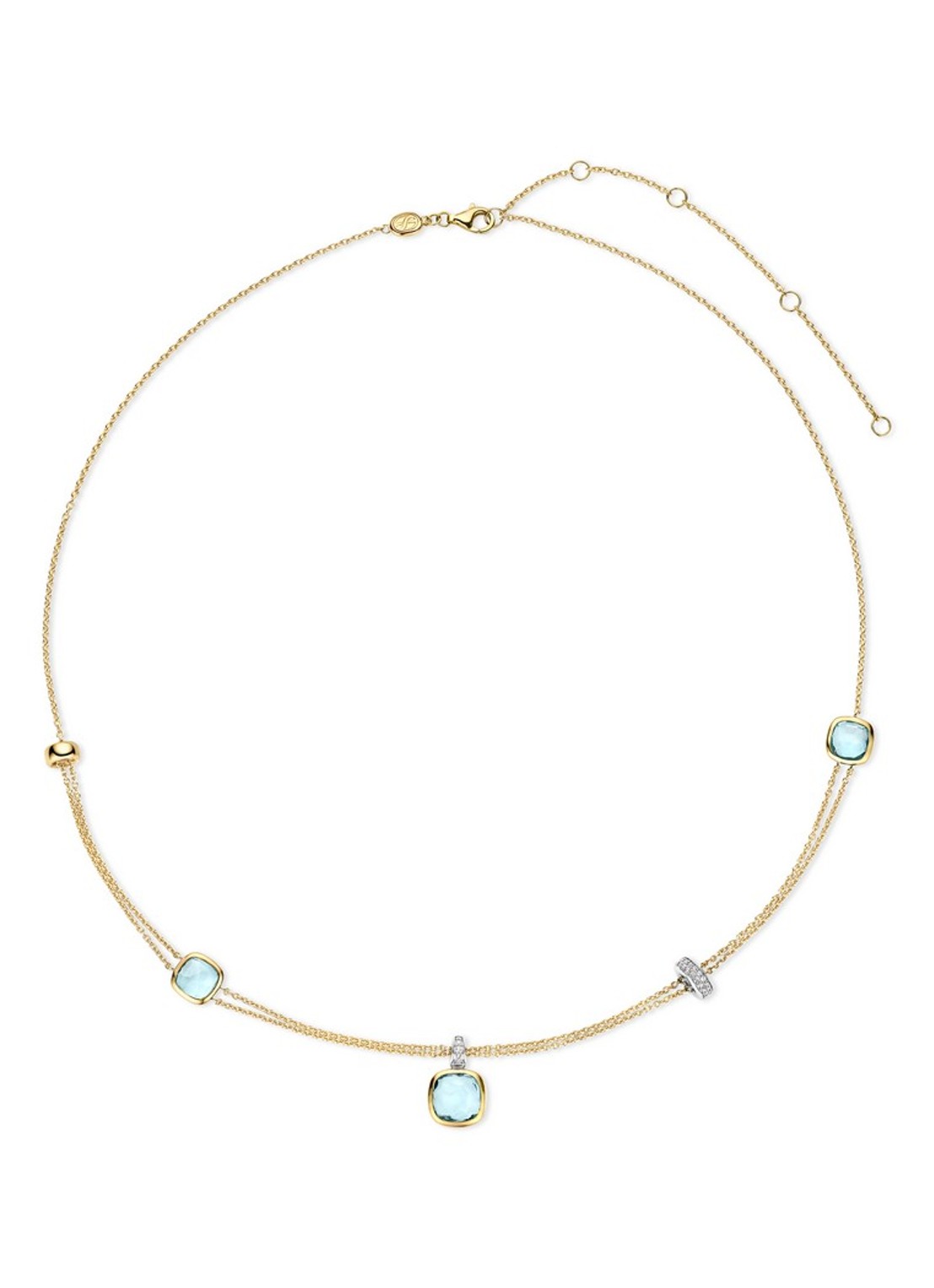 TI SENTO - Milano Ketting 34122TY - detail 4 goud