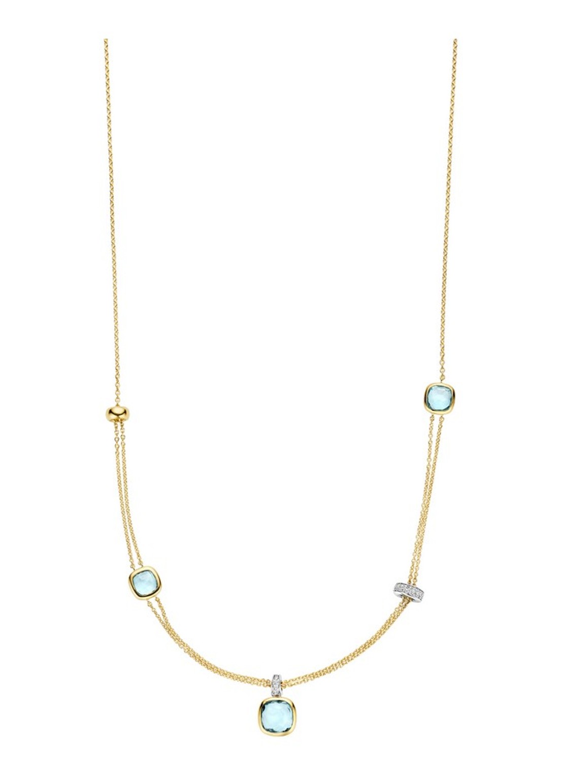 TI SENTO - Milano Ketting 34122TY - voorkant goud