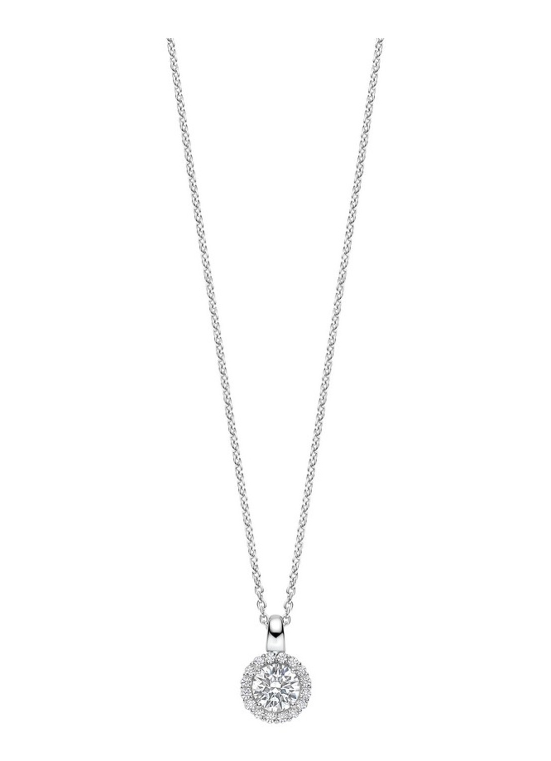 TI SENTO - Milano Ketting 34123ZI - voorkant 4 zilver