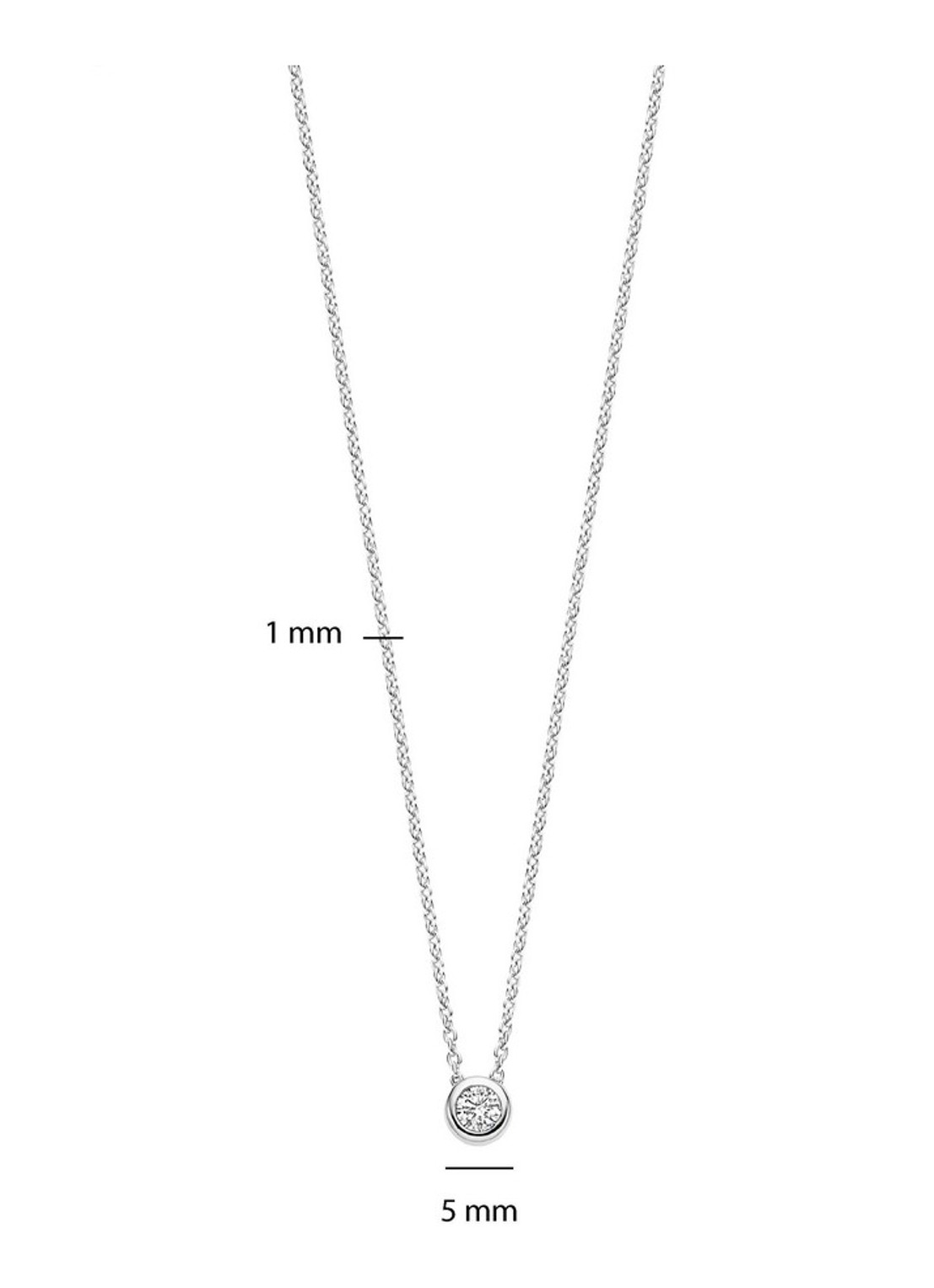 TI SENTO - Milano Ketting 34124ZI - detail 5 zilver