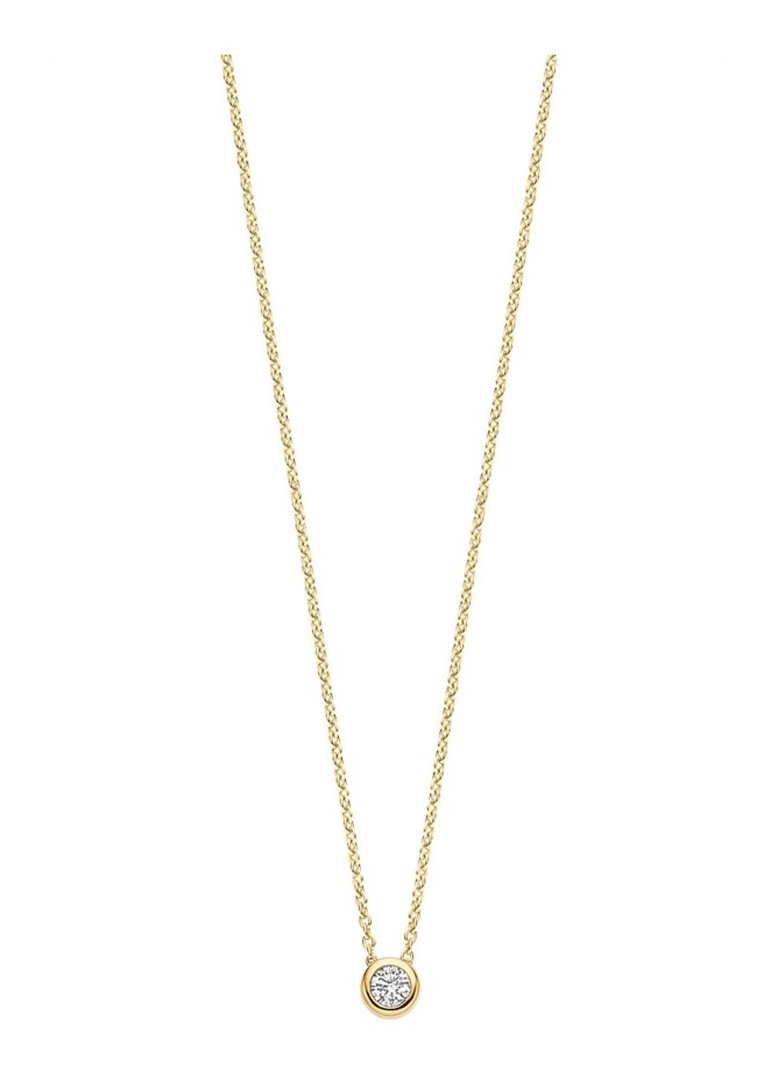 TI SENTO - Milano Ketting 34124ZY - voorkant goud
