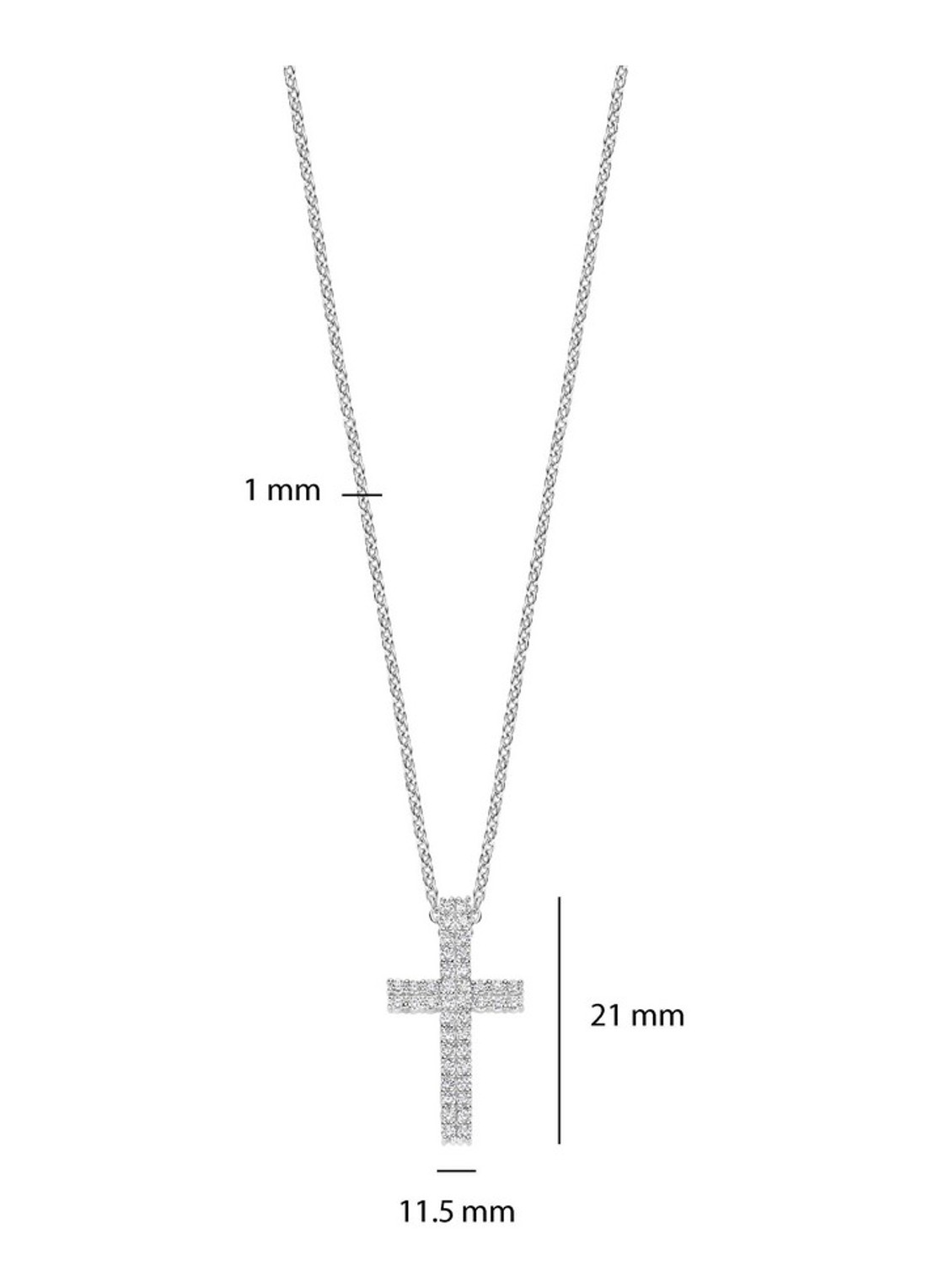 TI SENTO - Milano Ketting 34130ZI - detail 3 zilver