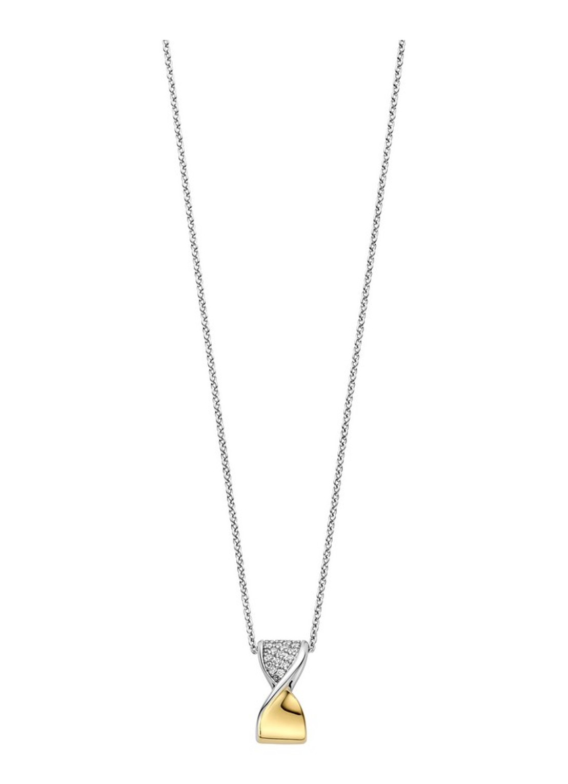 TI SENTO - Milano Ketting met hanger 34106ZY - voorkant 4 zilver