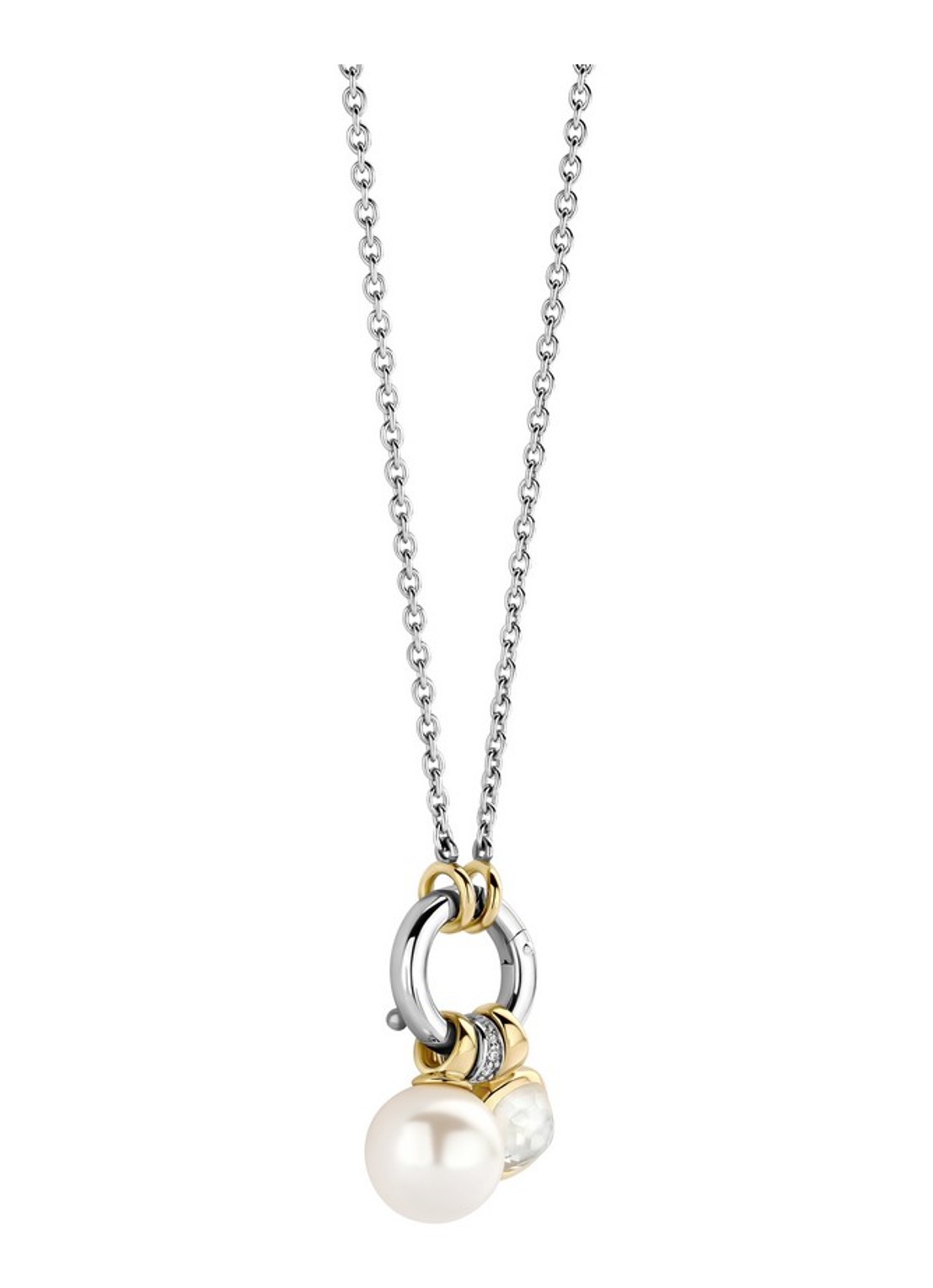 TI SENTO - Milano Ketting met hanger 34114YP - detail 3 zilver