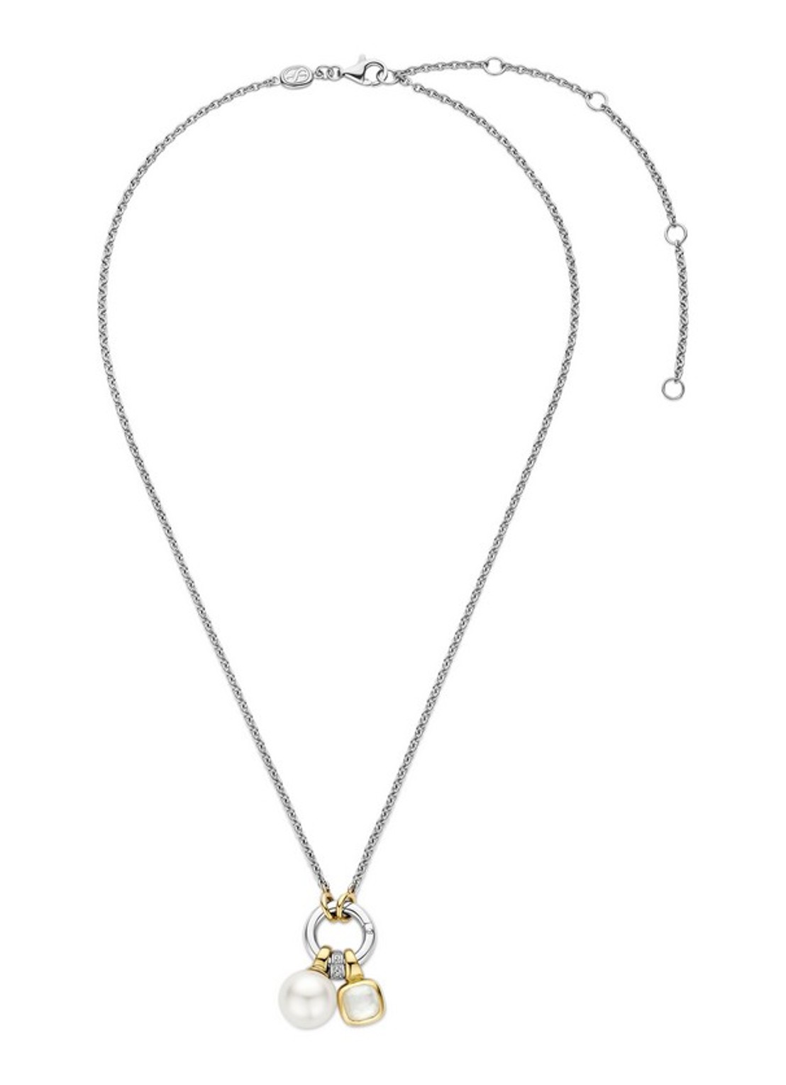 TI SENTO - Milano Ketting met hanger 34114YP - detail 5 zilver