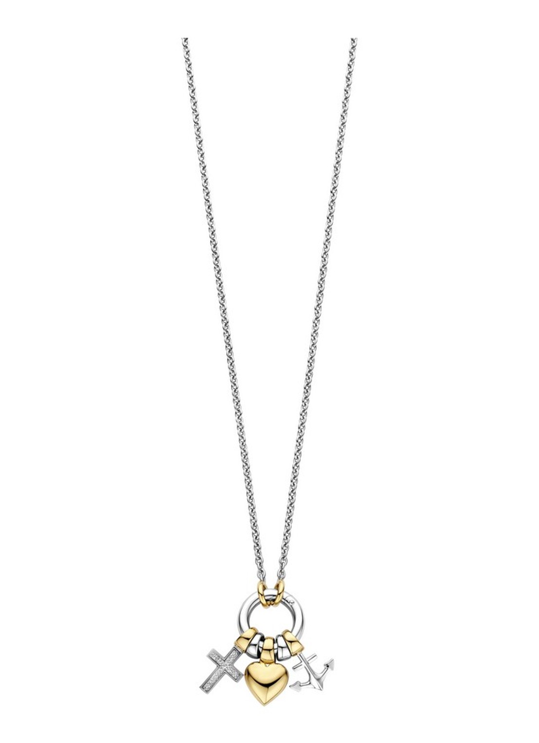 TI SENTO - Milano Ketting met hanger 34115ZY - voorkant 4 goud