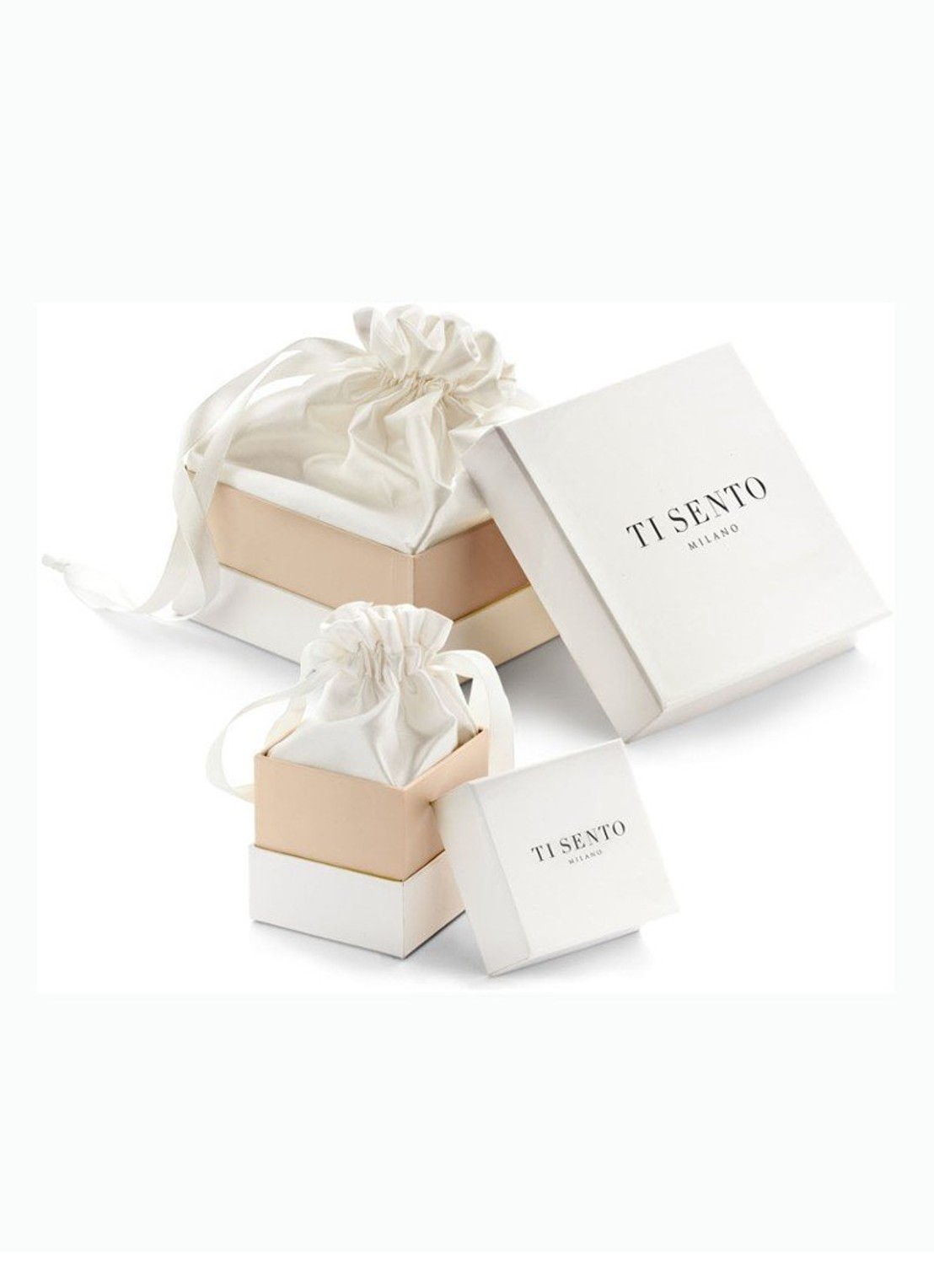 TI SENTO - Milano Ketting met zirkonia 3814PW - detail 6 parelmoer