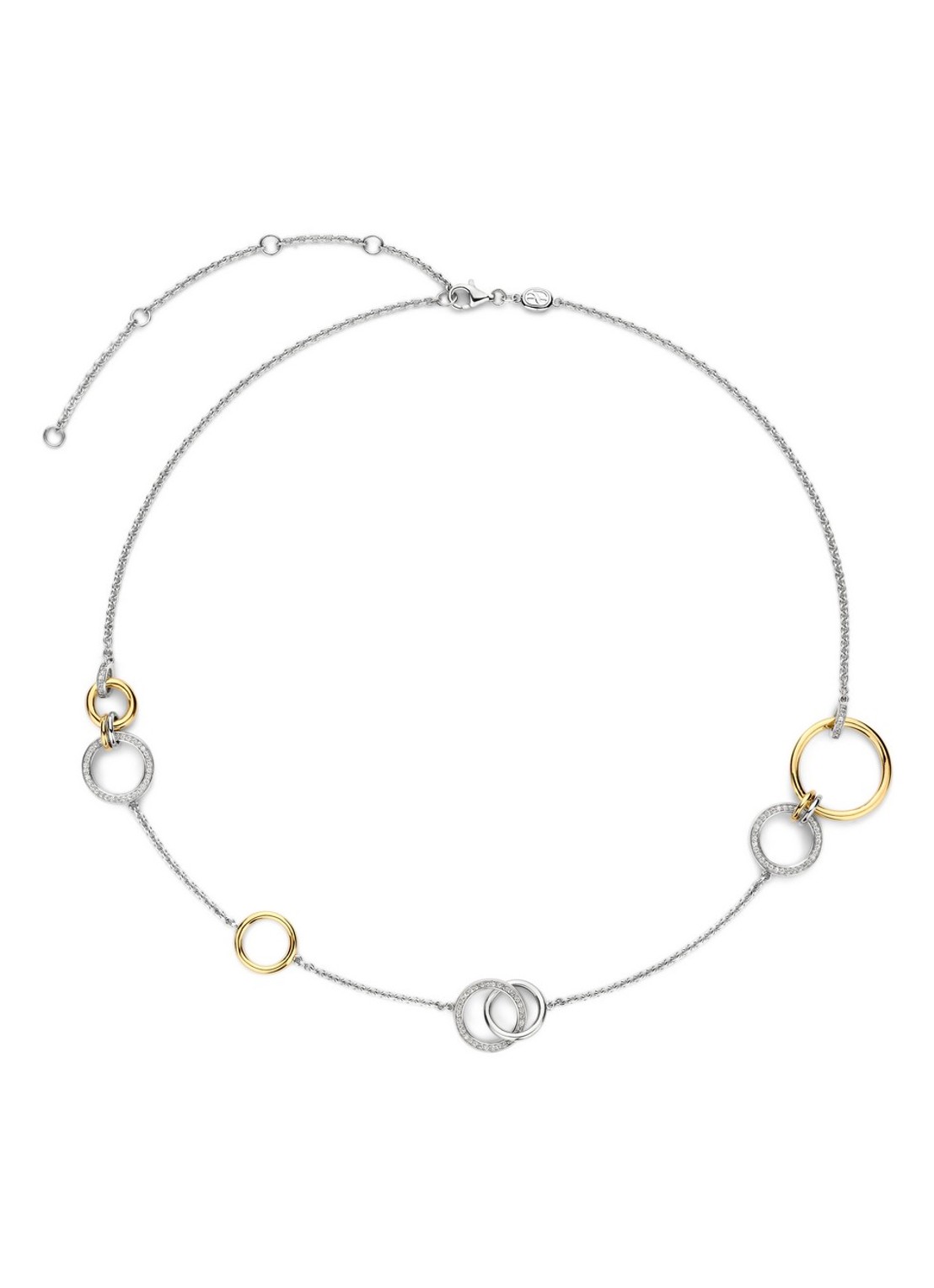 TI SENTO - Milano Ketting van zilver 34099ZY - detail 2 zilver