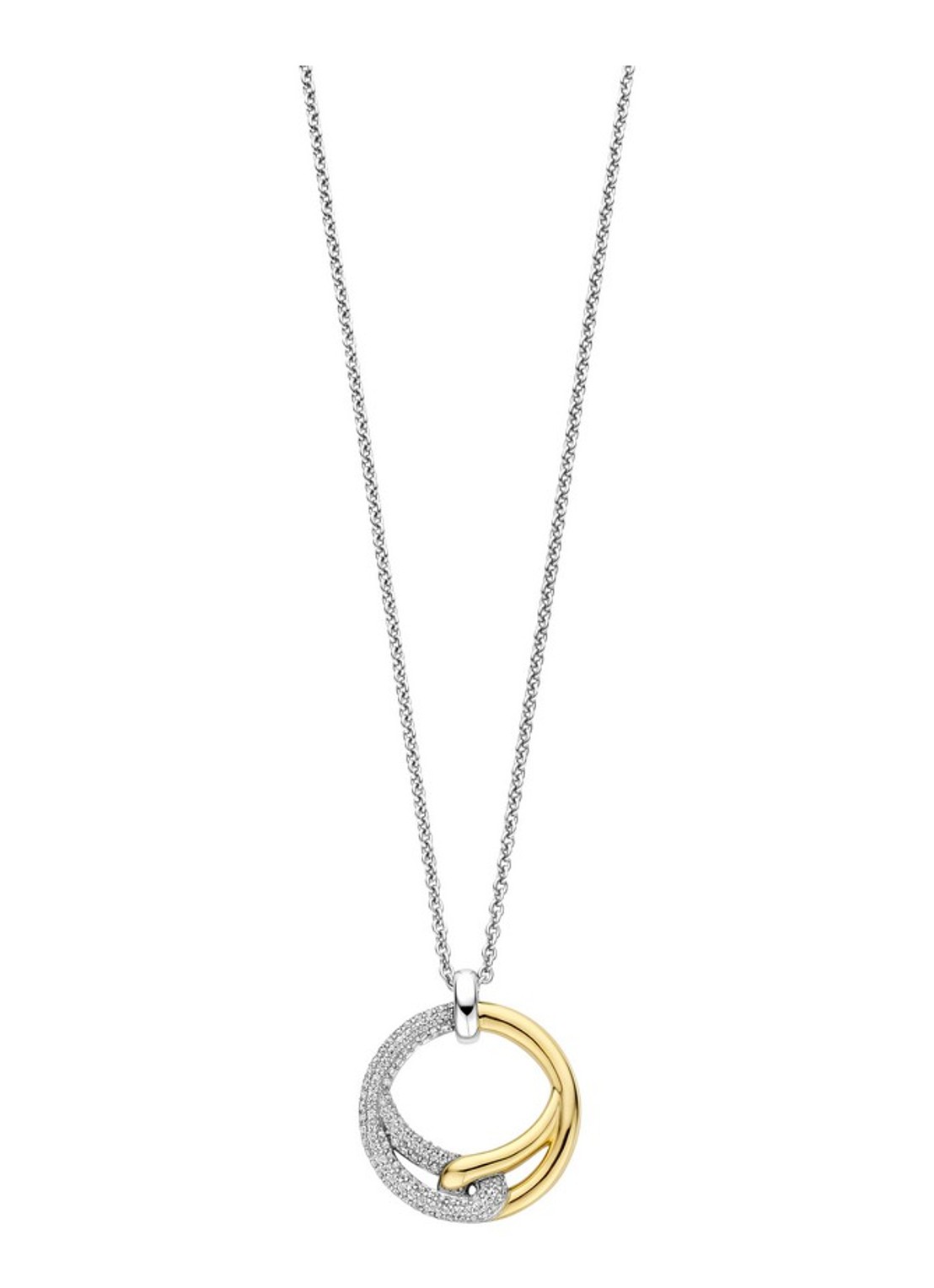 TI SENTO - Milano Ketting van zilver 34107ZY - voorkant zilver