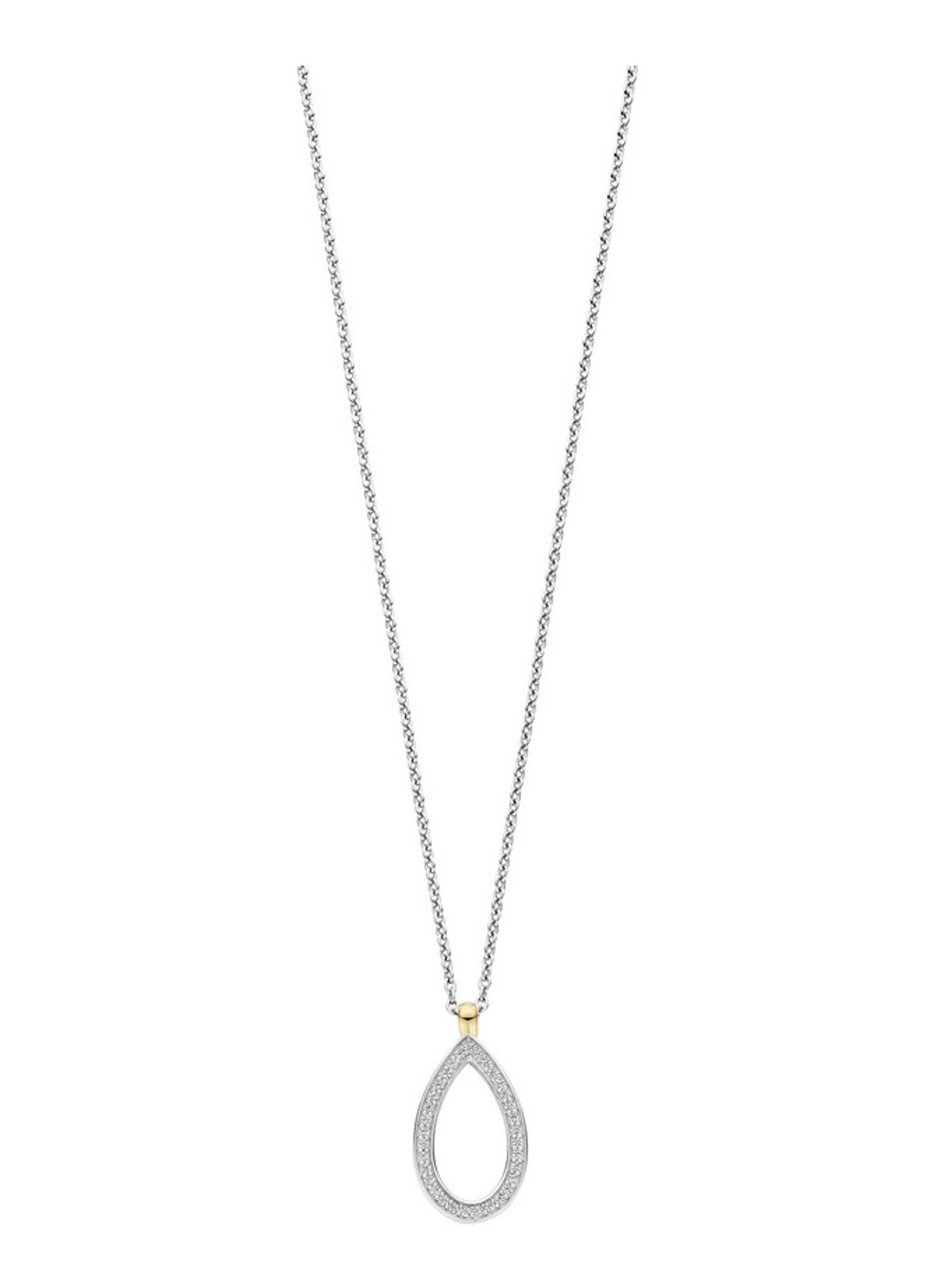 TI SENTO - Milano Ketting van zilver 34110ZY - voorkant 4 zilver