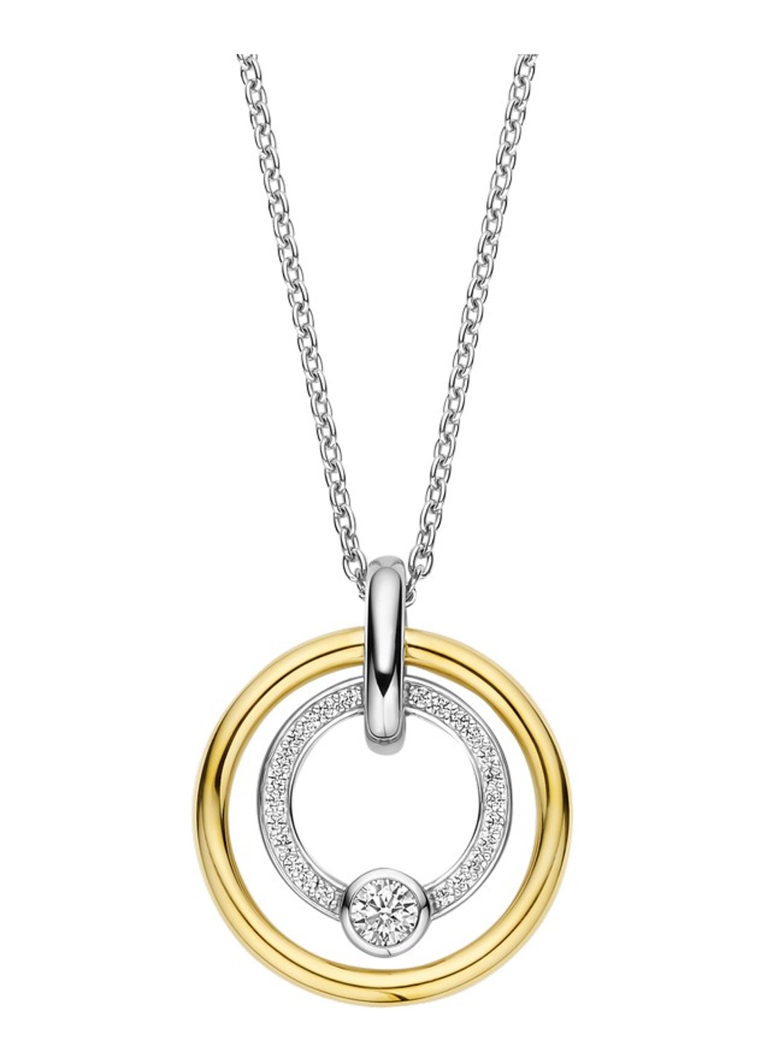 TI SENTO - Milano Ketting verguld 34056ZY - voorkant 2 goud