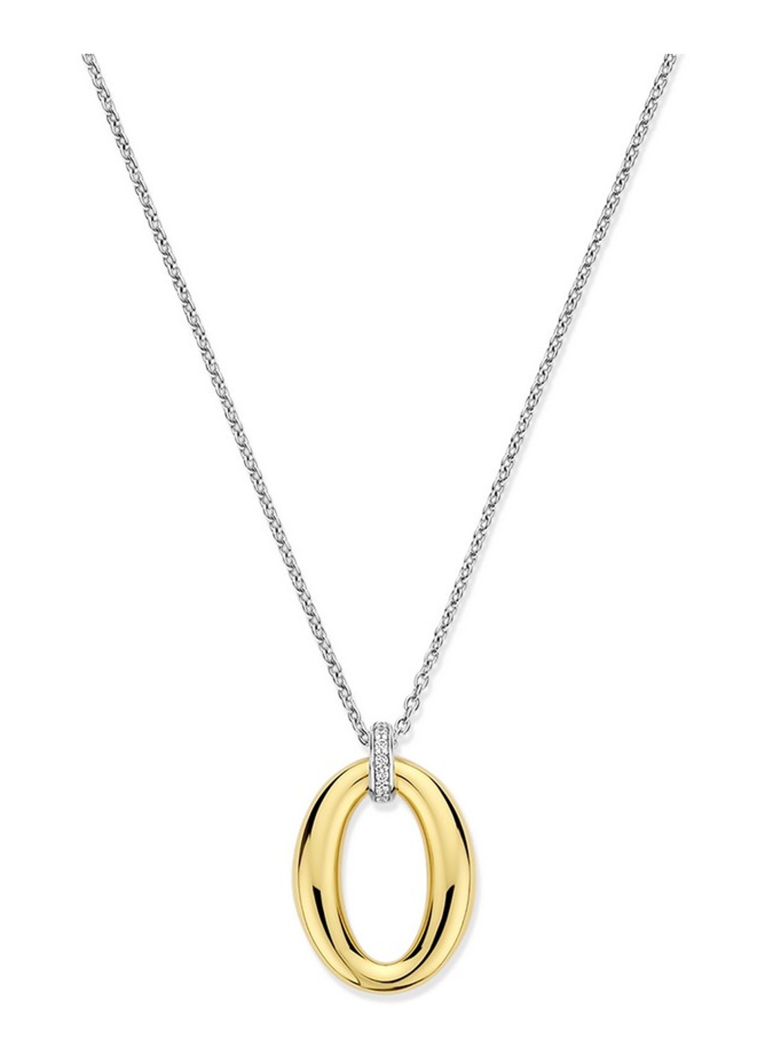 TI SENTO - Milano Ketting verguld 34091ZY - voorkant goud