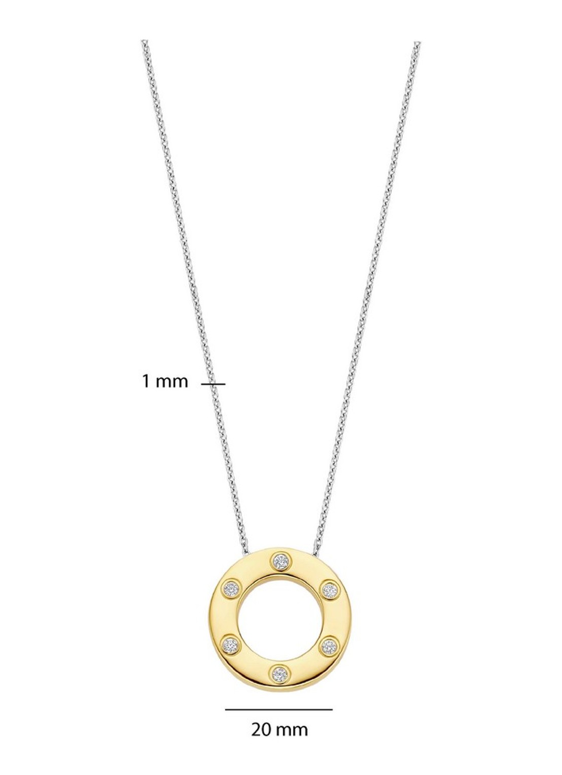TI SENTO - Milano Ketting verguld 34117ZY - detail 5 goud