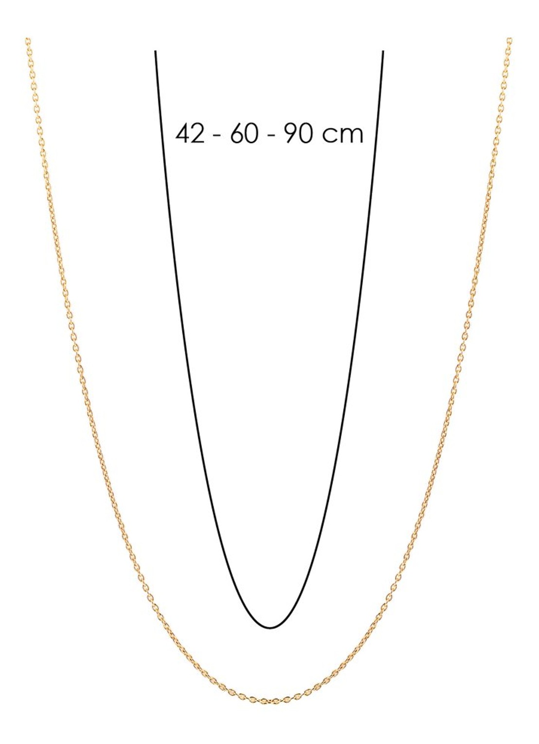 TI SENTO - Milano Ketting verguld 3933SY - detail 2 goud