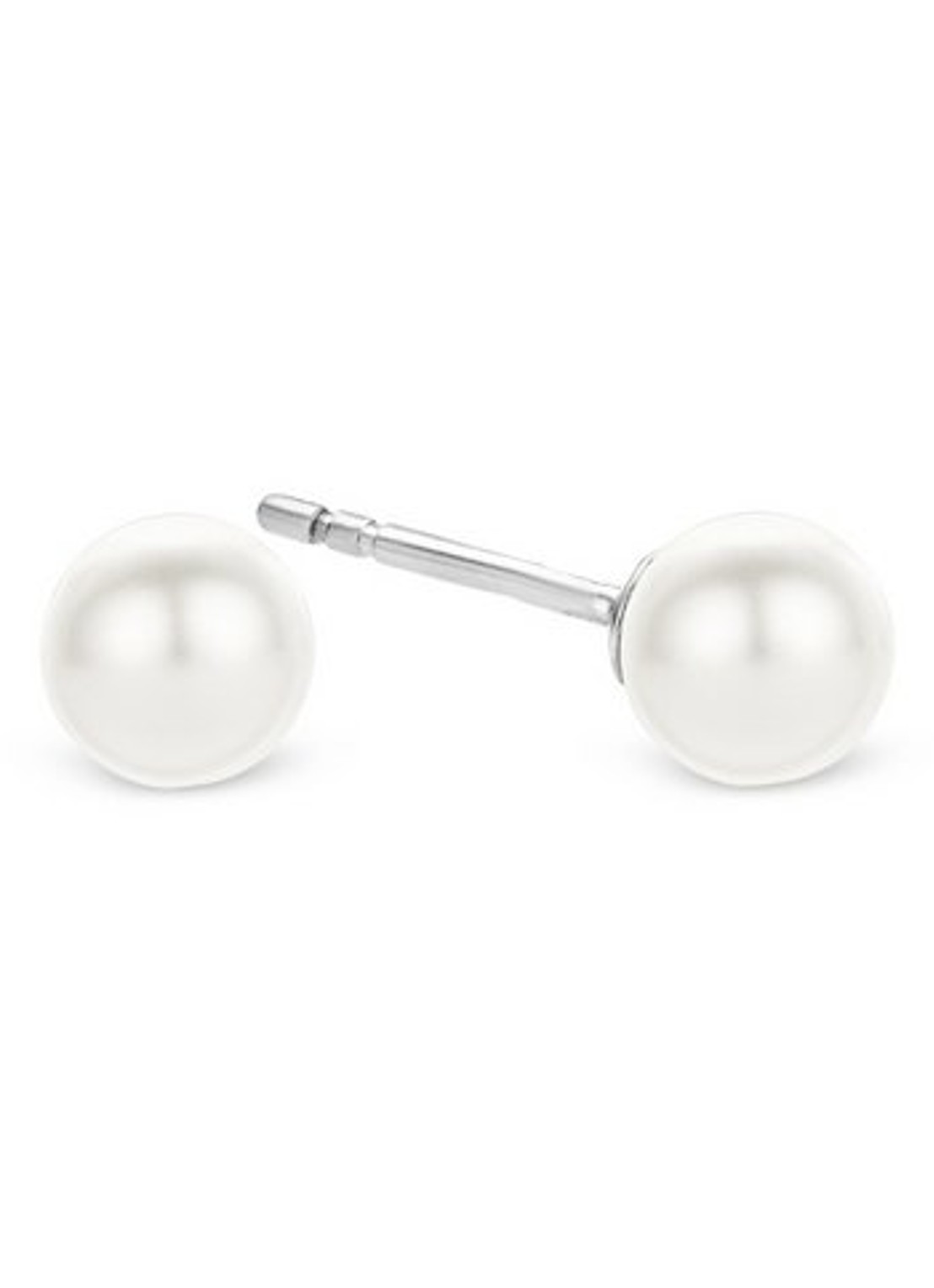 TI SENTO - Milano Oorbellen van zilver 7582PW - voorkant parelmoer