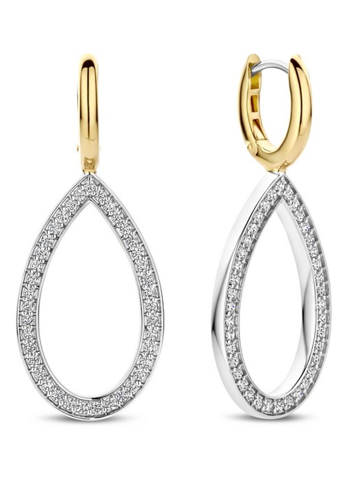 TI SENTO - Milano Oorhangers 78039ZY - voorkant zilver
