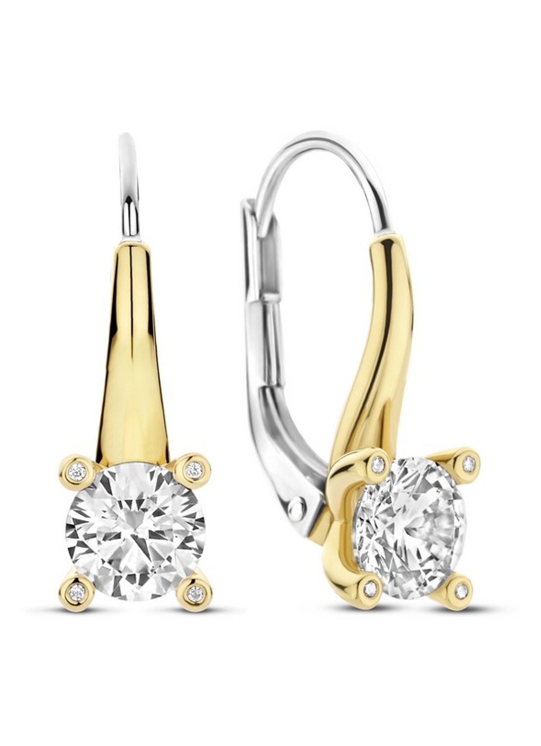 TI SENTO - Milano  Oorhangers verguld 78009ZY - voorkant goud