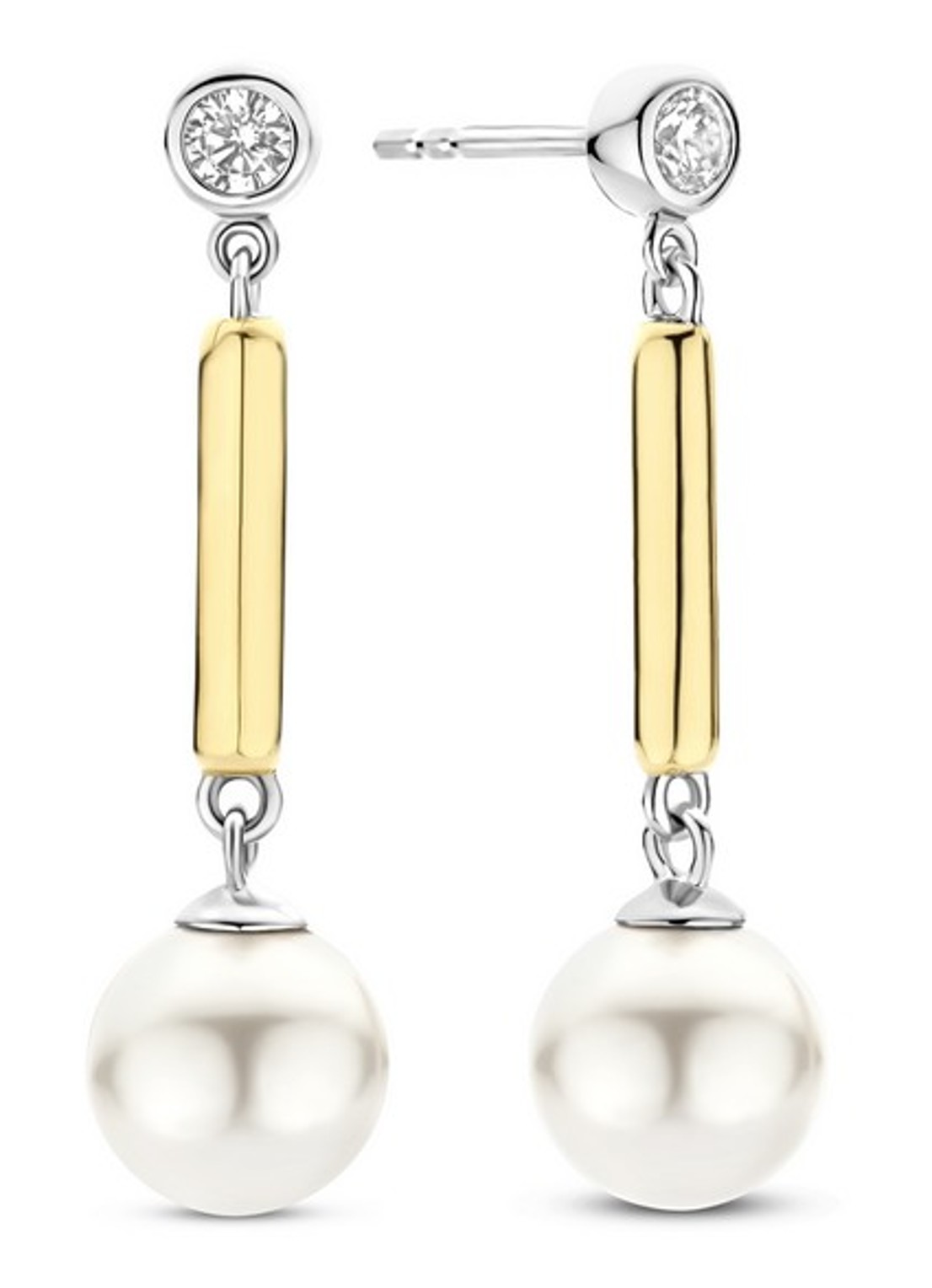TI SENTO - Milano Oorhangers verguld 78011YP - voorkant goud