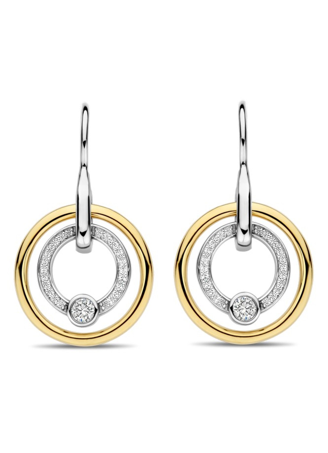 TI SENTO - Milano Oorhangers verguld 7978ZY - voorkant 3 goud