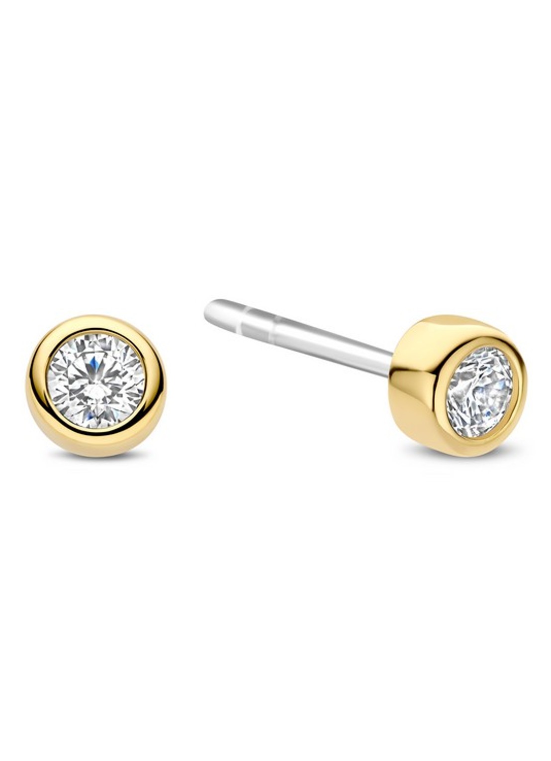 TI SENTO - Milano Oorknopjes 78057ZY - voorkant goud