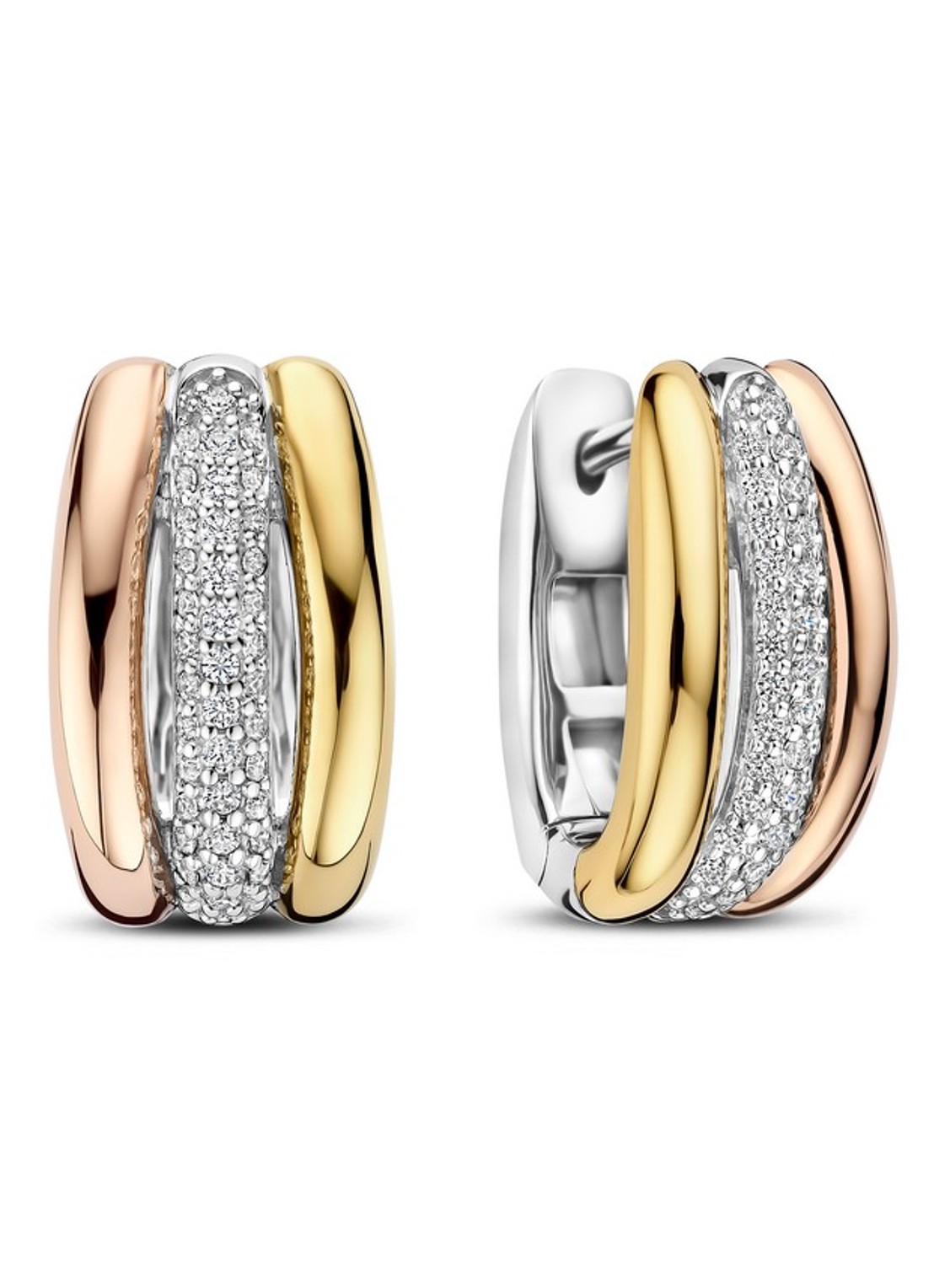 TI SENTO - Milano Oorringen 78072TZ - voorkant goud