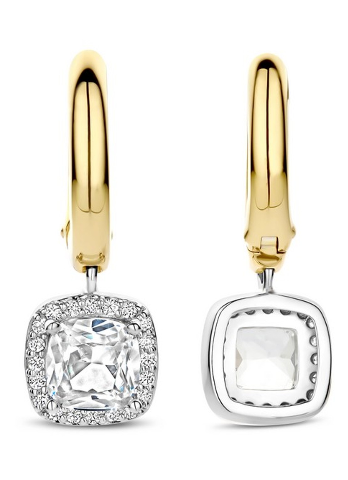 TI SENTO - Milano Oorringen met hanger 78030ZY - detail 3 goud