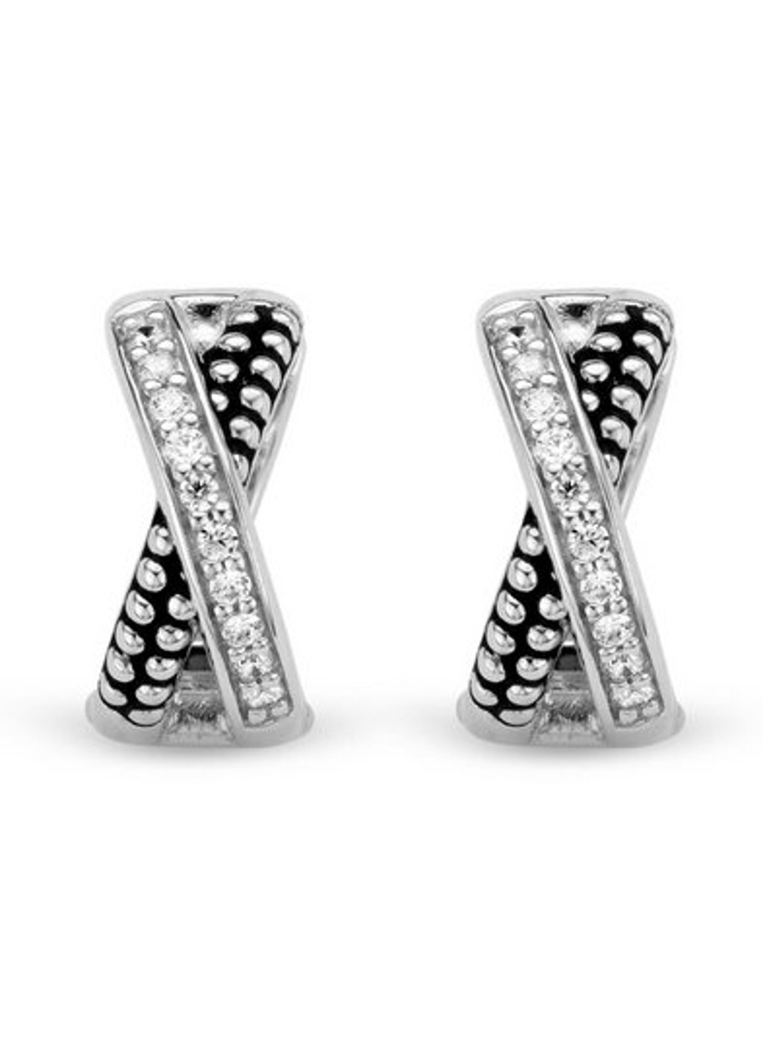 TI SENTO - Milano Oorringen van zilver 7707ZI - voorkant 3 zilver