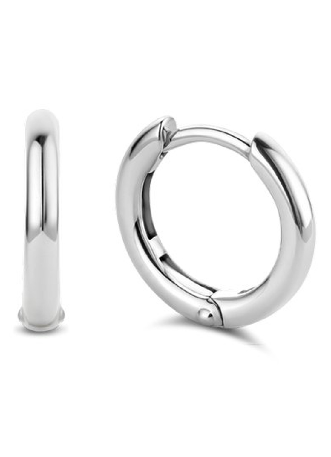 TI SENTO - Milano Oorringen van zilver 7812SI - voorkant zilver