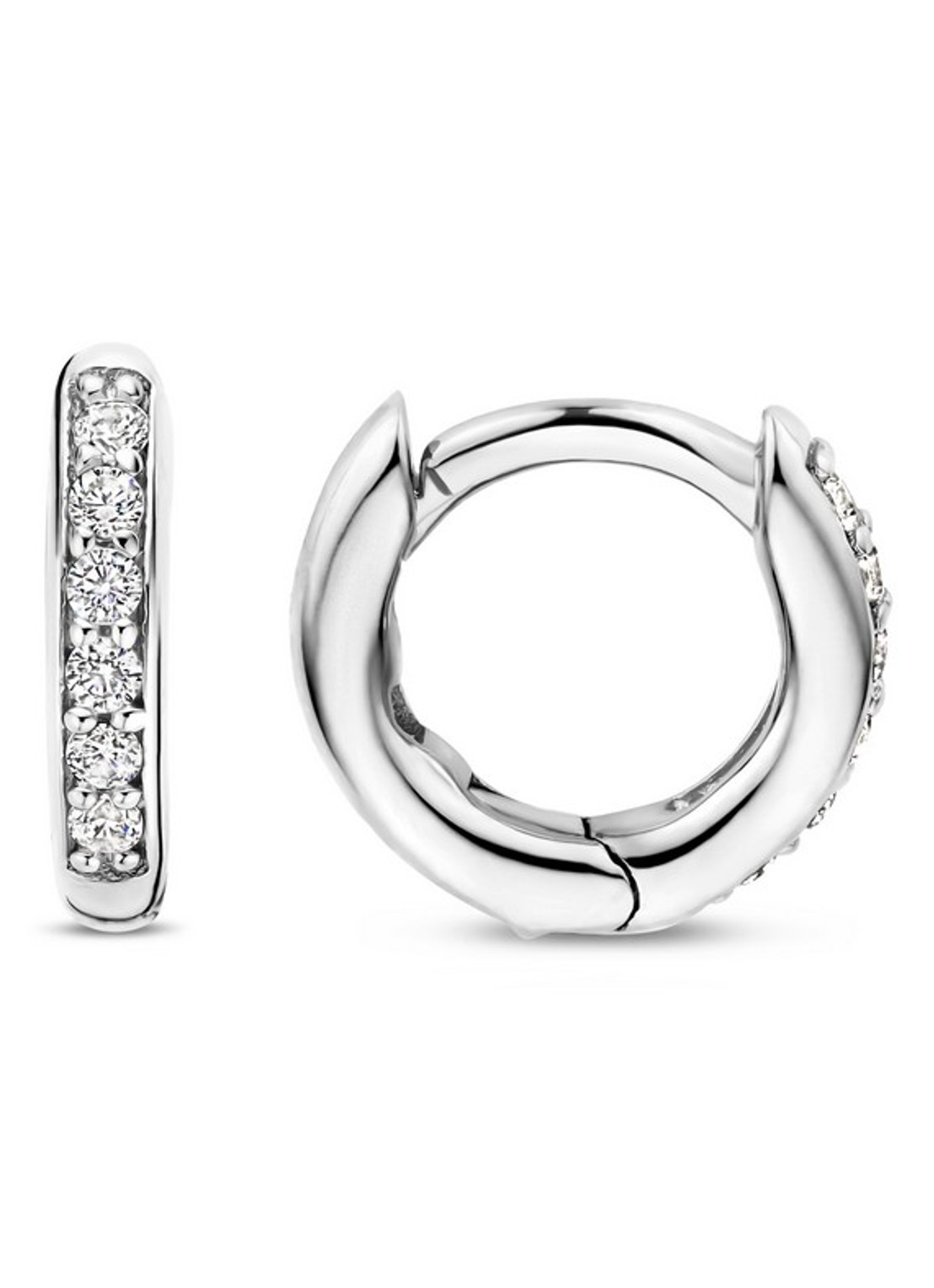 TI SENTO - Milano Oorringen van zilver 7954ZI - detail 2 zilver