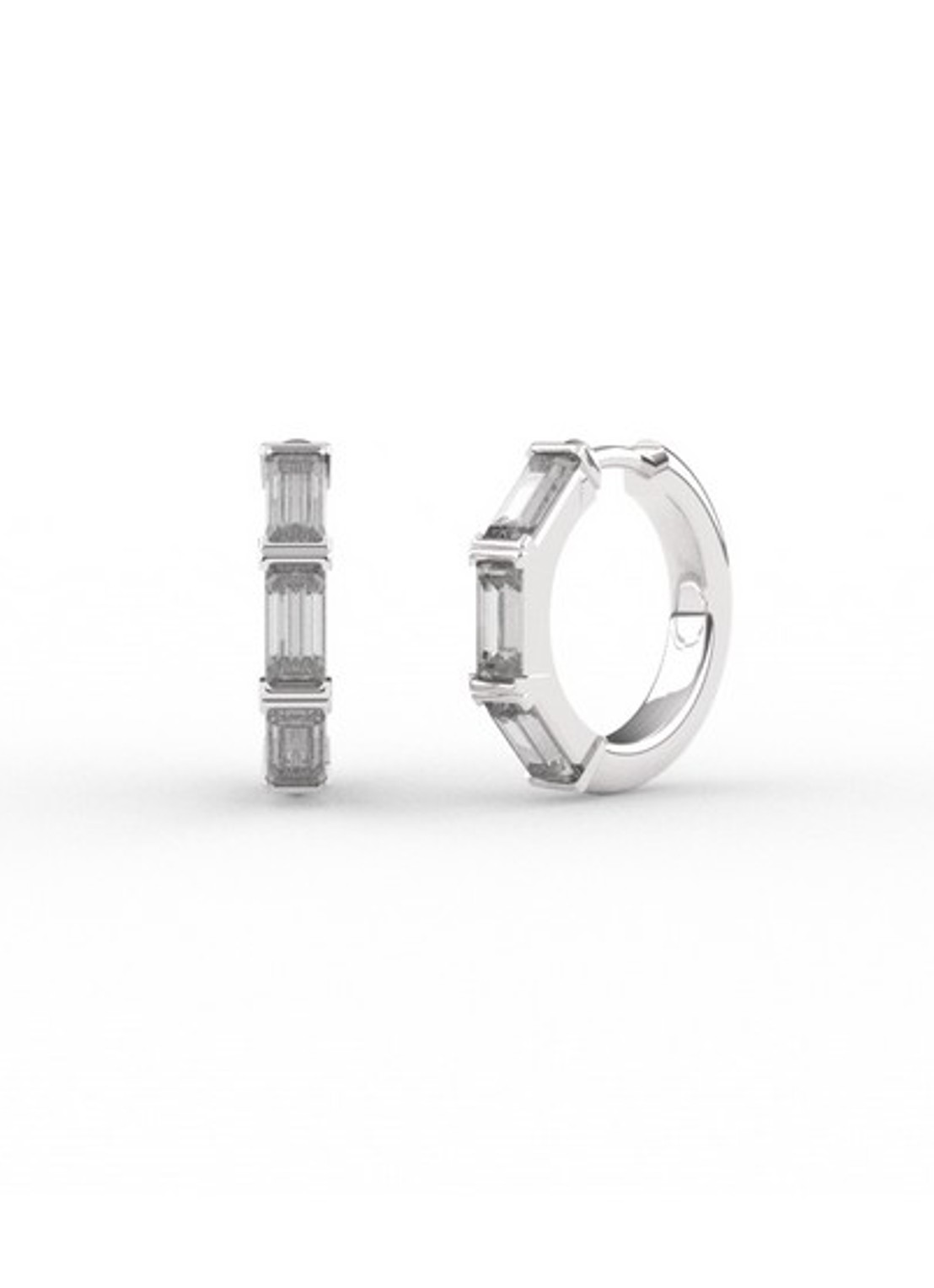 TI SENTO - Milano Oorringen van zilver 7973ZI - voorkant zilver