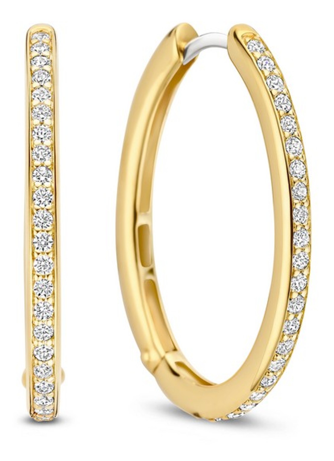 TI SENTO - Milano Oorringen verguld 7789ZY - voorkant goud