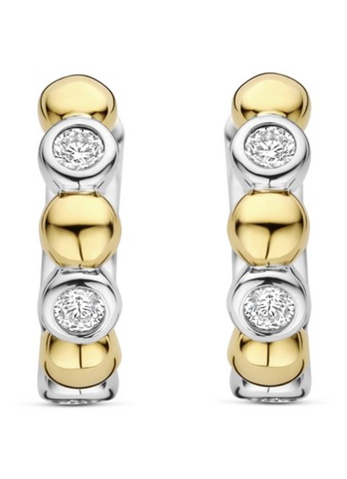 TI SENTO - Milano Oorringen verguld 78008ZY - detail goud