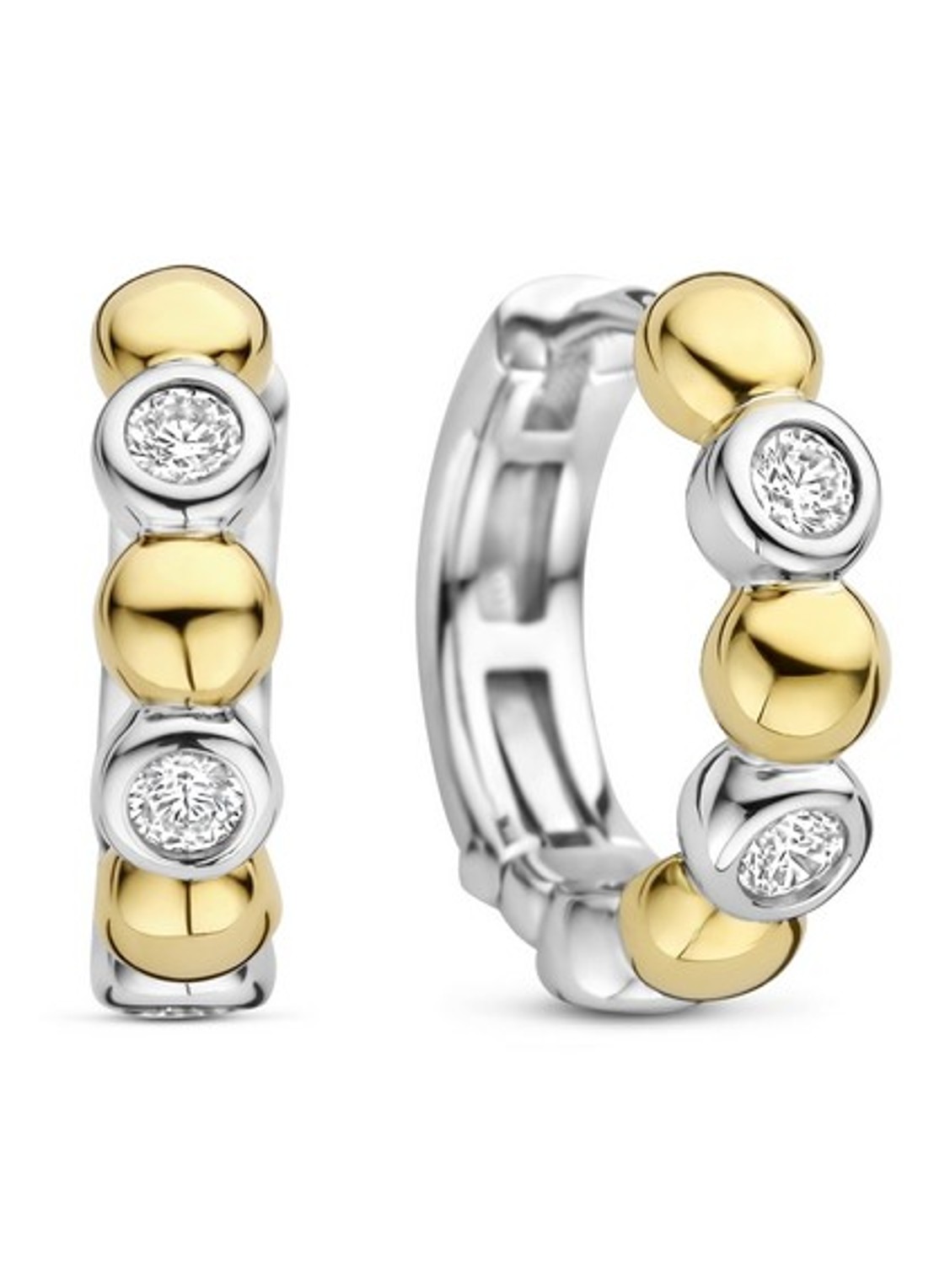 TI SENTO - Milano Oorringen verguld 78008ZY - voorkant 4 goud