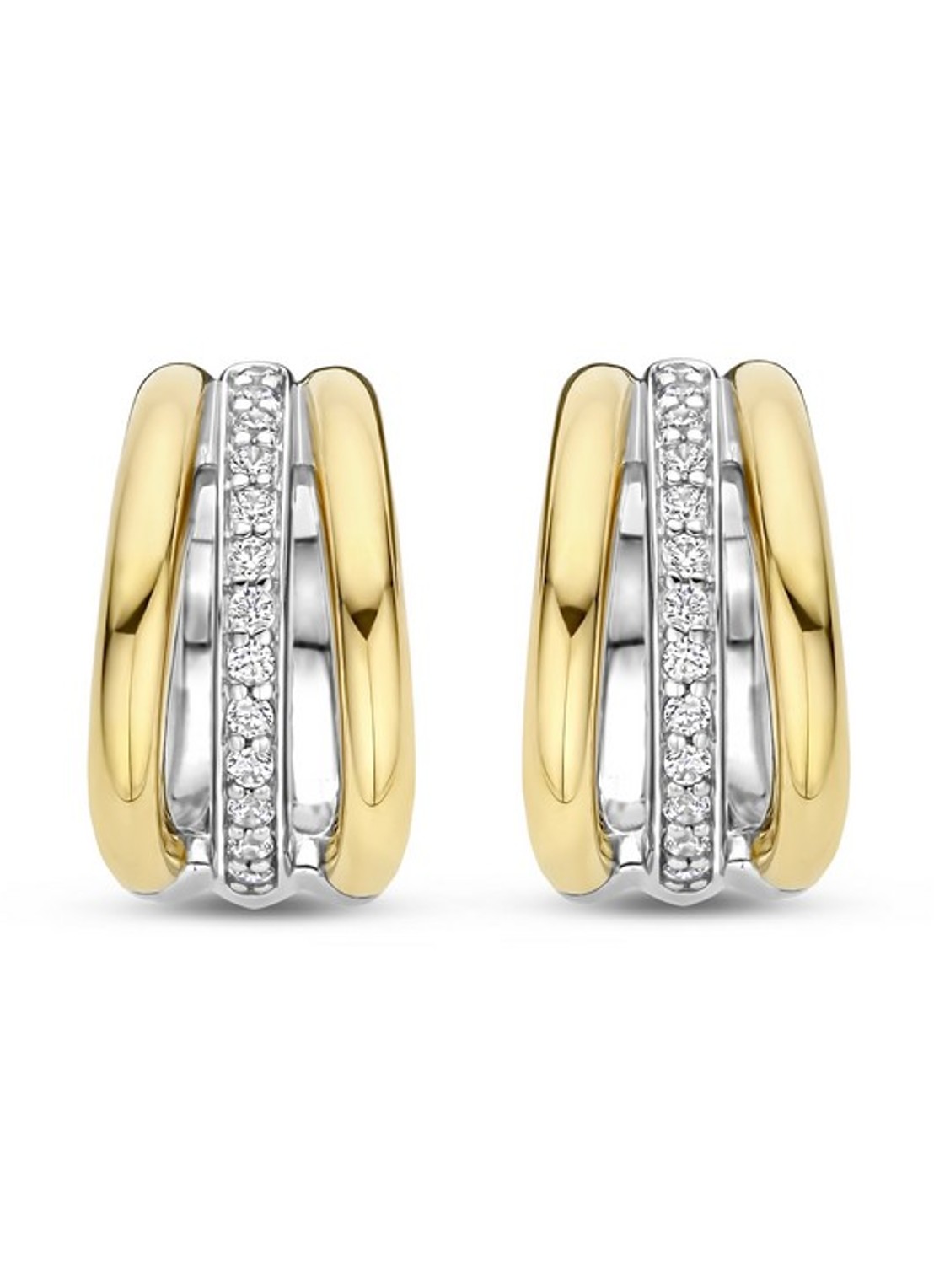 TI SENTO - Milano Oorringen verguld 78010ZY - detail 2 goud