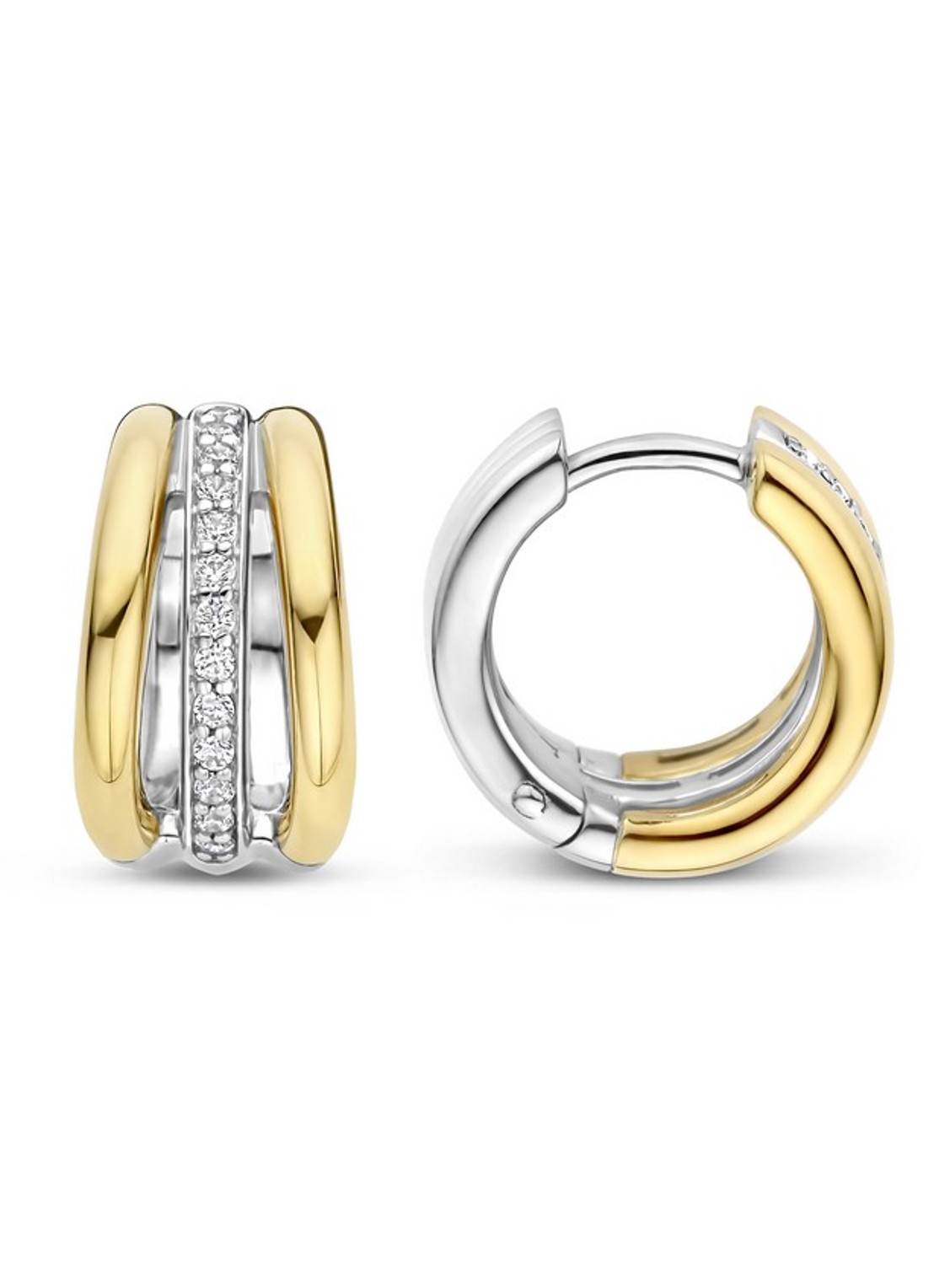 TI SENTO - Milano Oorringen verguld 78010ZY - detail 3 goud
