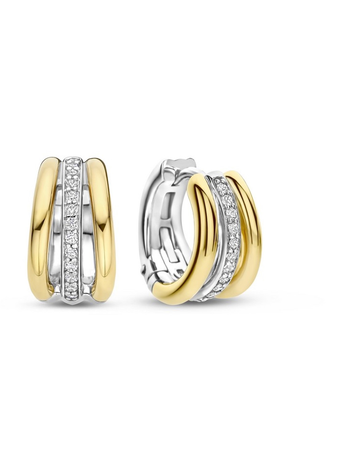 TI SENTO - Milano Oorringen verguld 78010ZY - voorkant goud