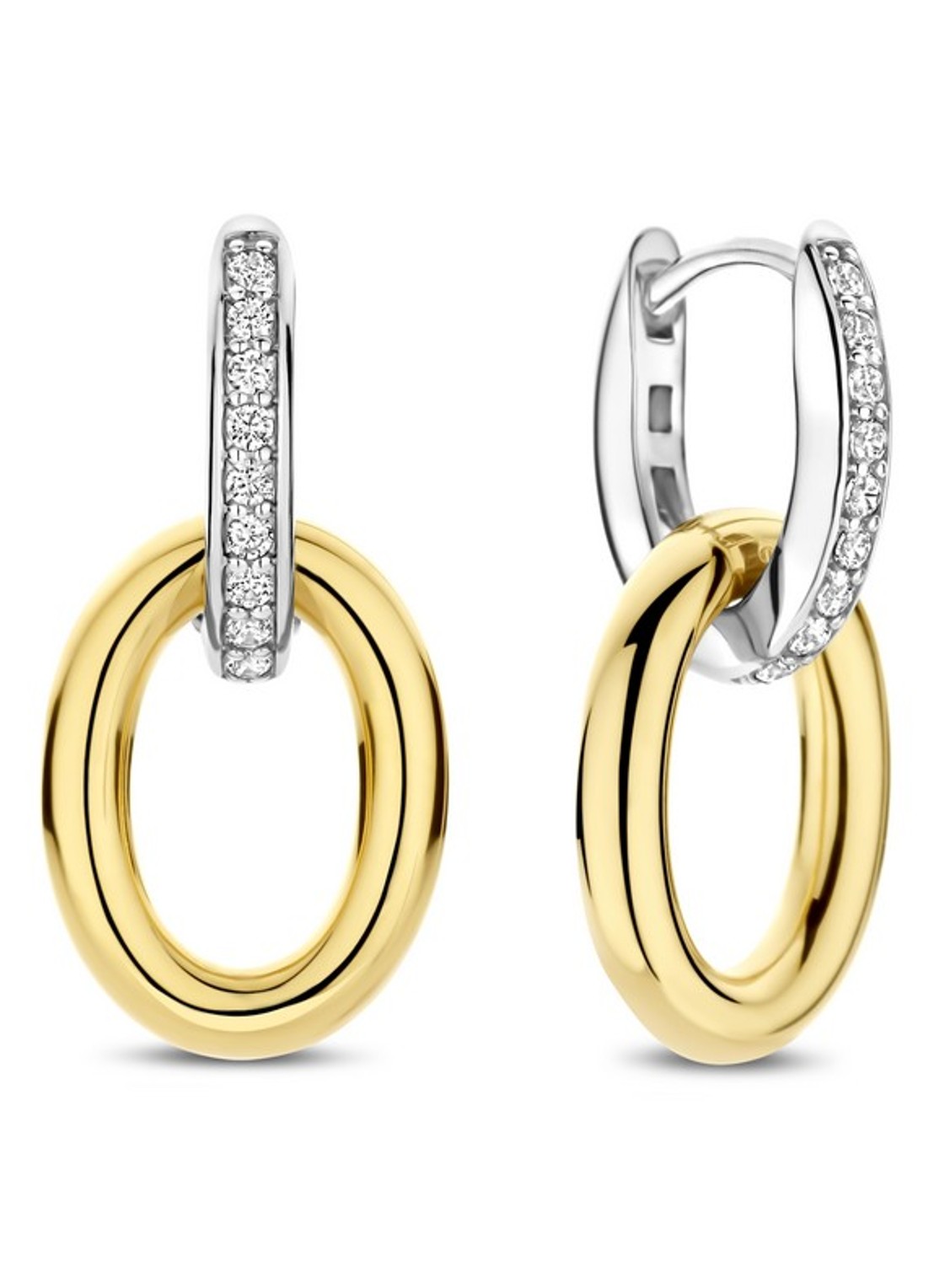 TI SENTO - Milano Oorringen verguld 78015ZY - voorkant goud