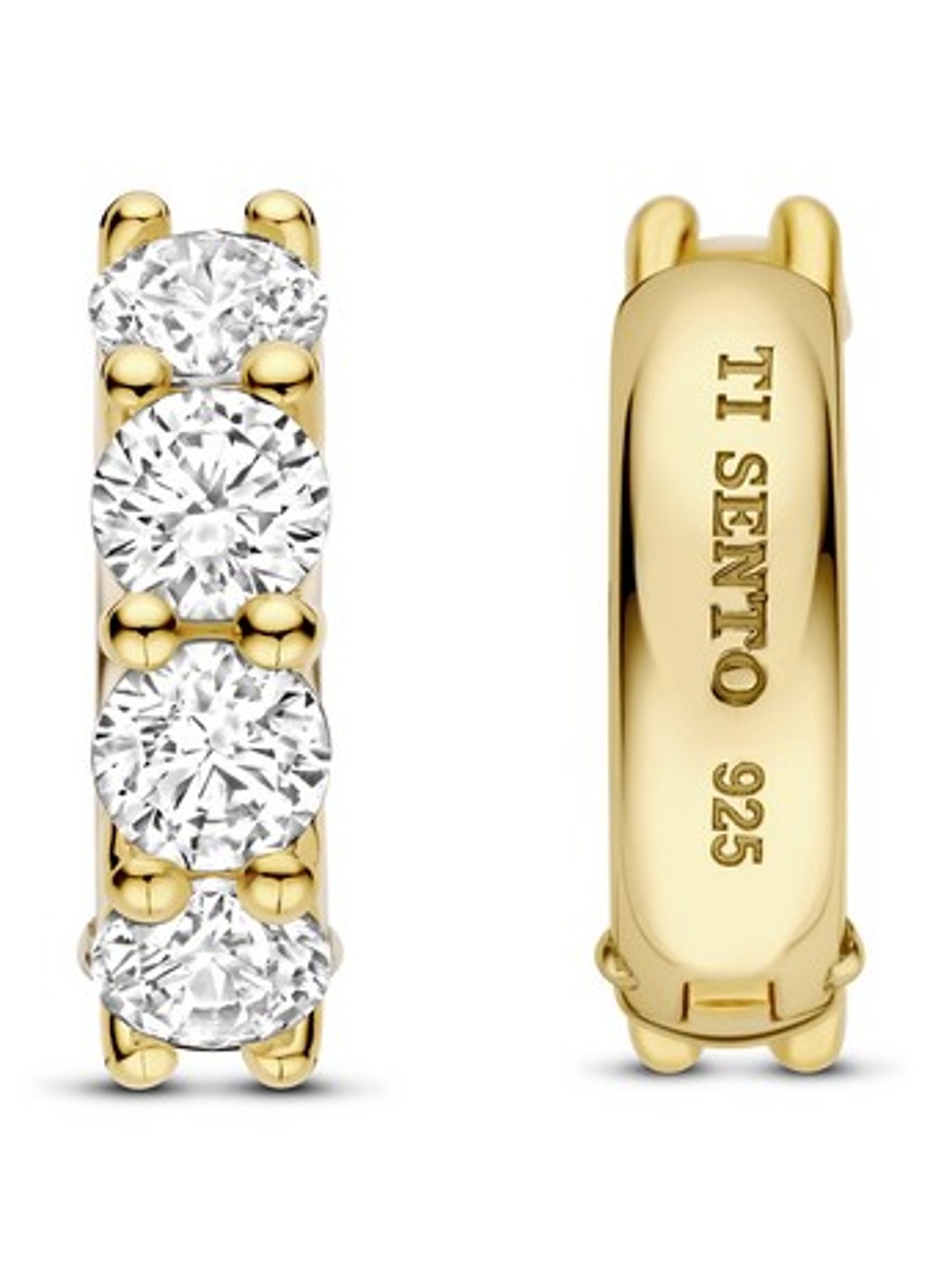TI SENTO - Milano Oorringen verguld 78023ZY - detail 5 goud
