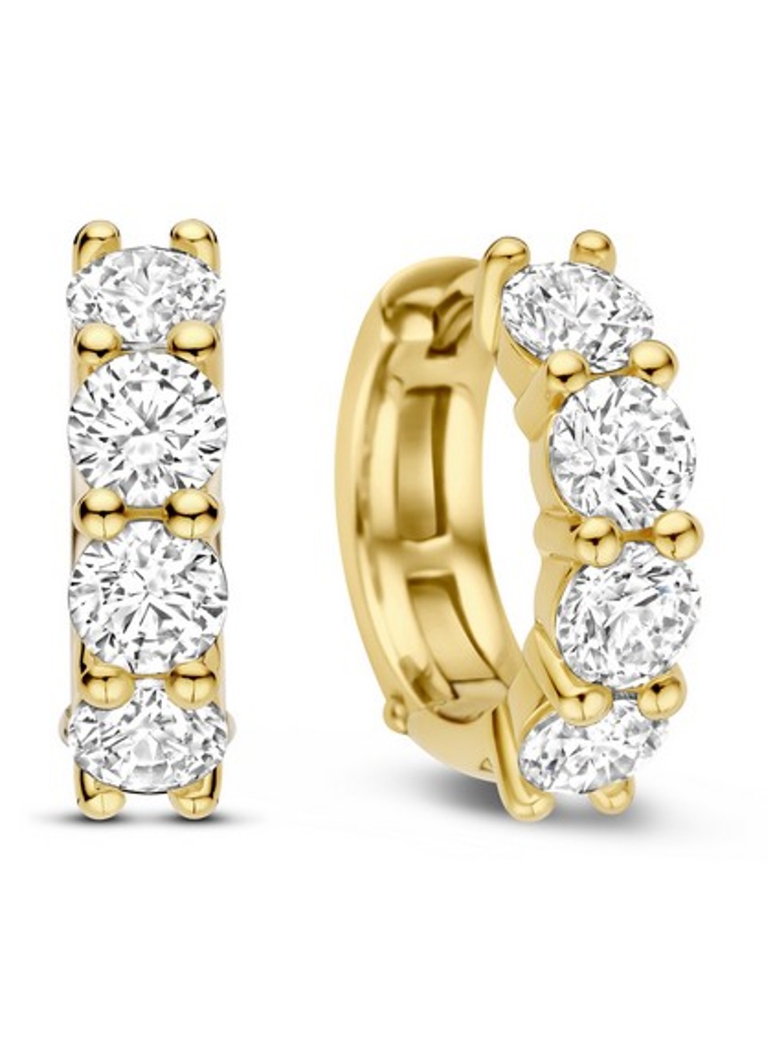 TI SENTO - Milano Oorringen verguld 78023ZY - voorkant goud