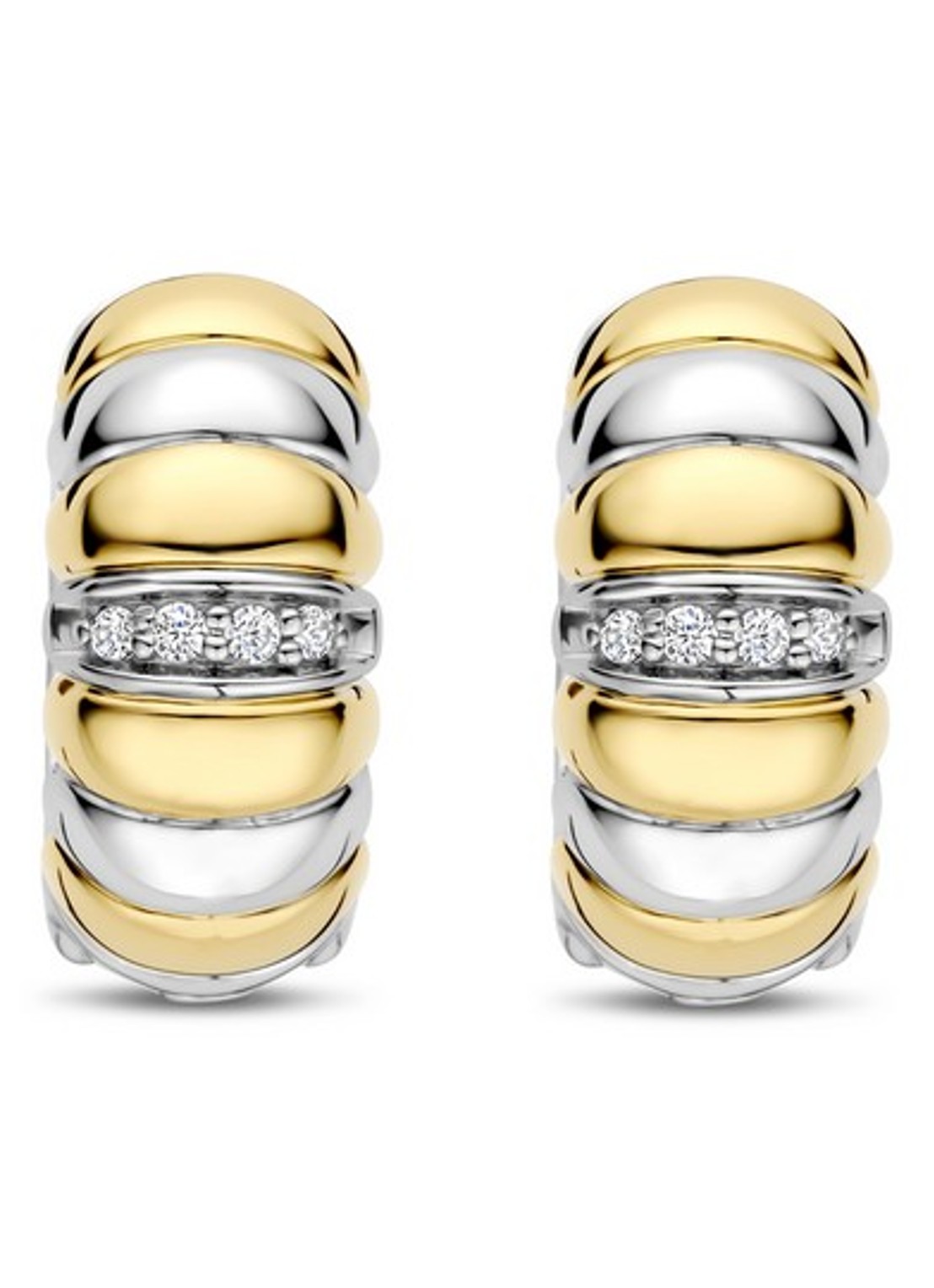 TI SENTO - Milano Oorringen verguld 78024ZY - detail 3 goud