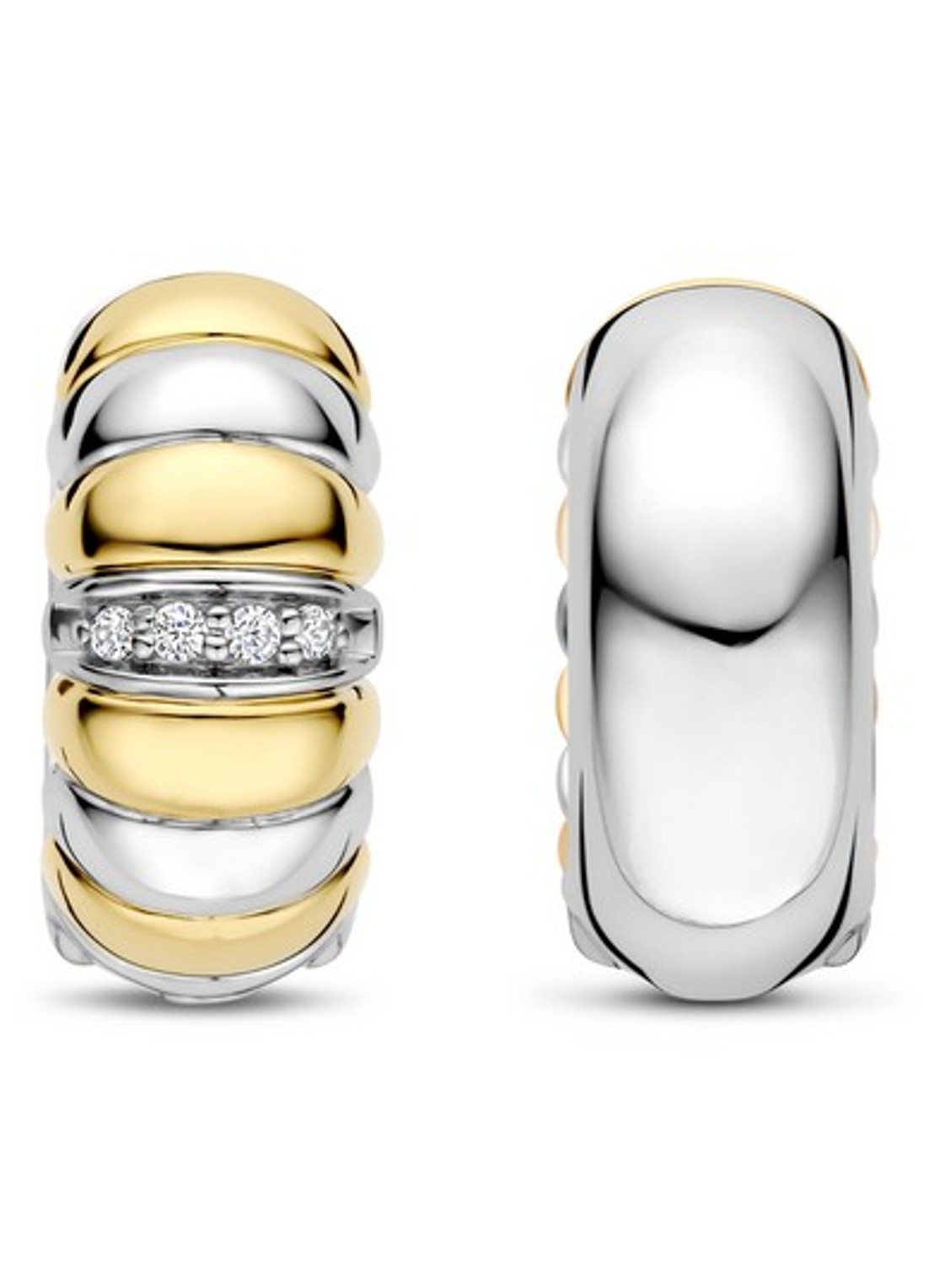 TI SENTO - Milano Oorringen verguld 78024ZY - detail 5 goud