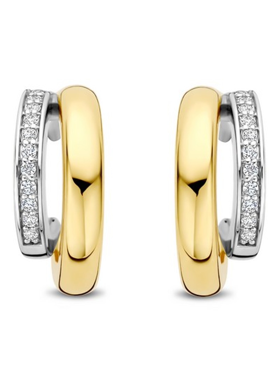 TI SENTO - Milano Oorringen verguld 78035ZY - detail goud
