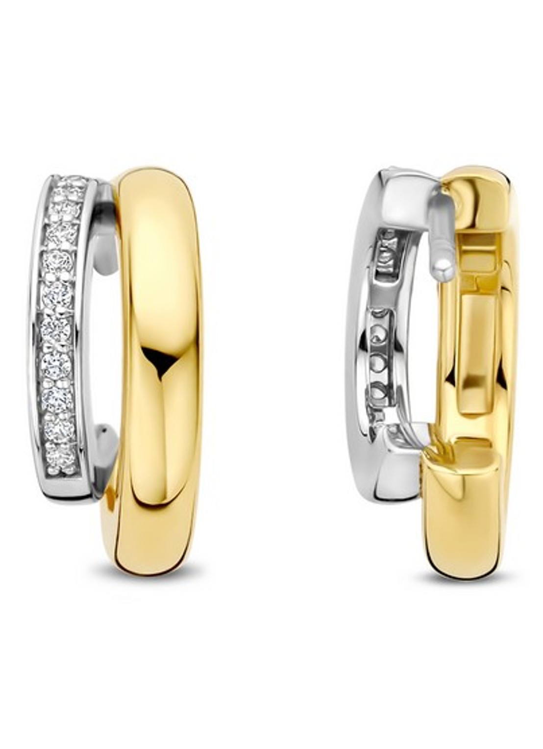 TI SENTO - Milano Oorringen verguld 78035ZY - detail 3 goud